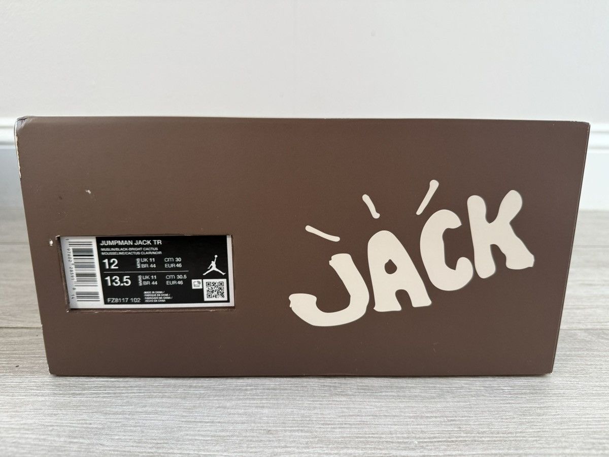 Jordan Brand × Travis Scott Travis Scott Jordan Jumpman Jack Bright Cactus Black Sz 12 Size US 12 / EU 45 - 12 Thumbnail