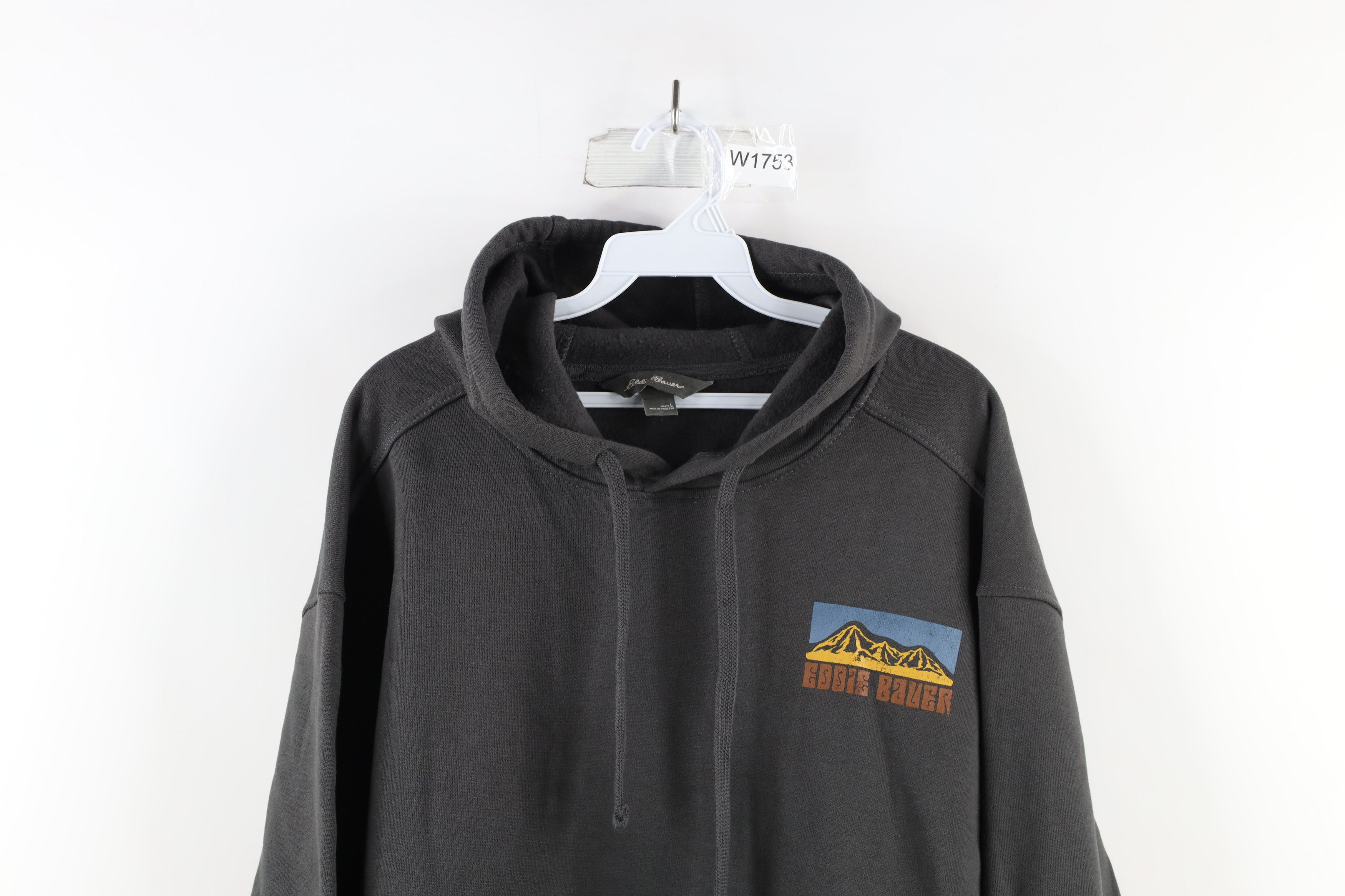 Eddie Bauer Eddie Bauer Out Mountains Hoodie Sweatshirt Charcoal Gray Size US L / EU 52-54 / 3 - 2 Thumbnail