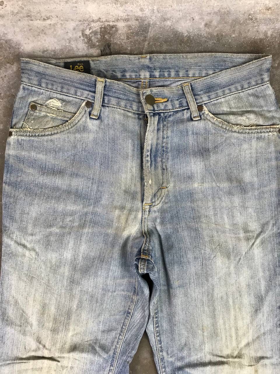 Lee × Vintage Vintage 90's distressed lee denim pants Size US 32 / EU 48 - 3 Thumbnail