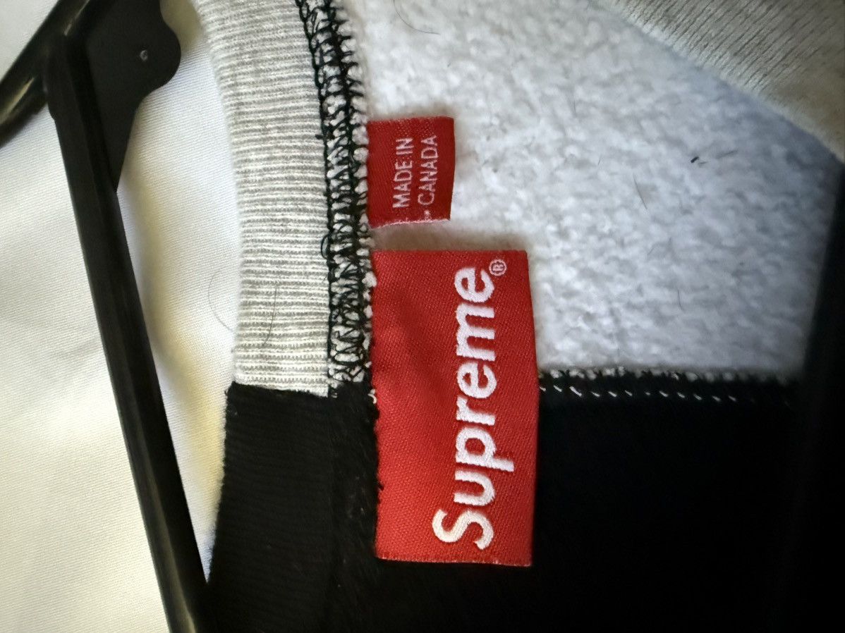 Supreme Supreme Black and Grey Split Crewneck Size US M / EU 48-50 / 2 - 3 Thumbnail