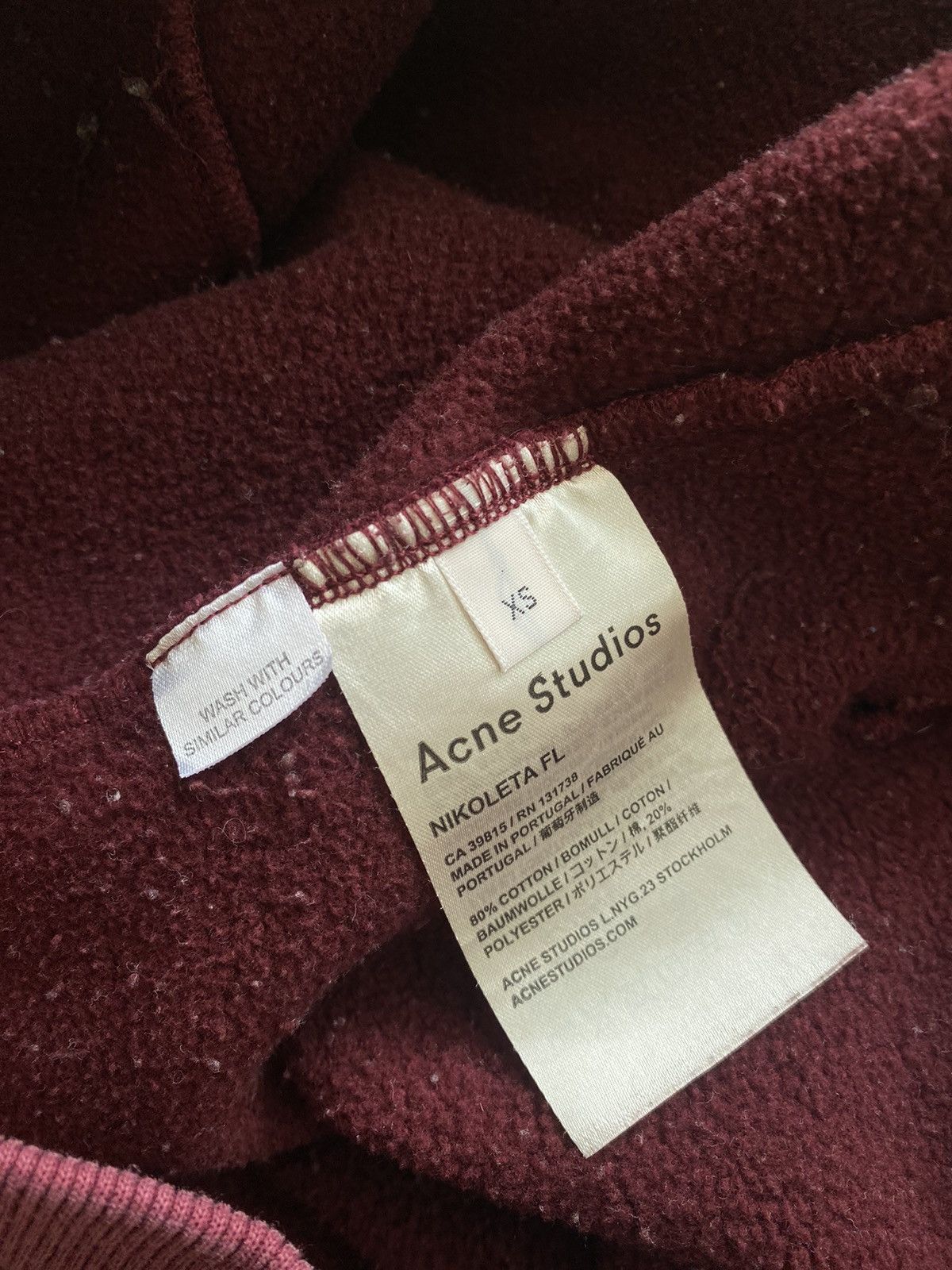 Acne Studios Acne Studios Nicoleta FL Pocket Sweatshirt unisex Size XS / US 0-2 / IT 36-38 - 7 Thumbnail