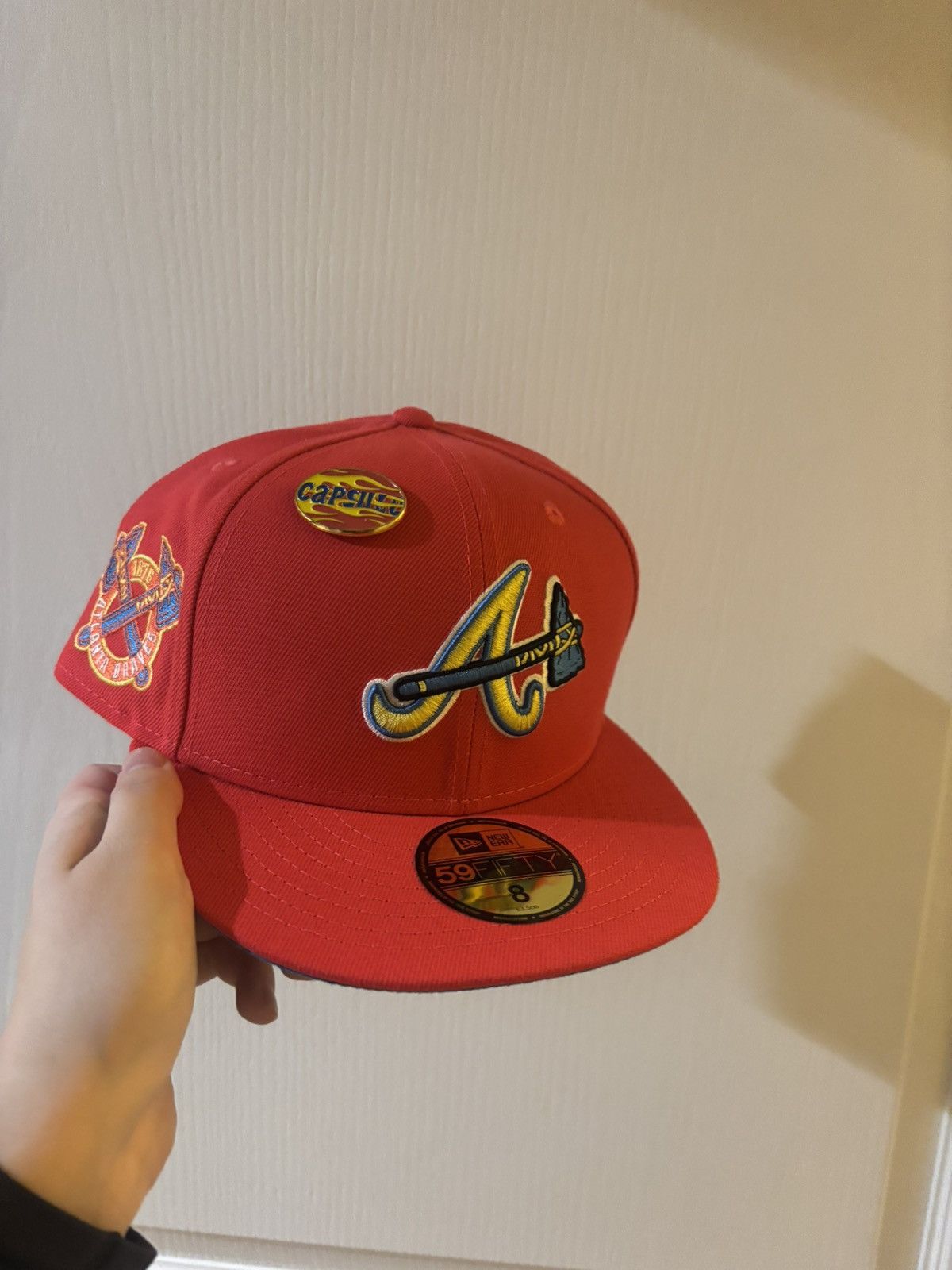 Other Capsule Hats x New Era Atlanta Braves Hot Rod Tomahawk Size ONE SIZE - 1 Thumbnail