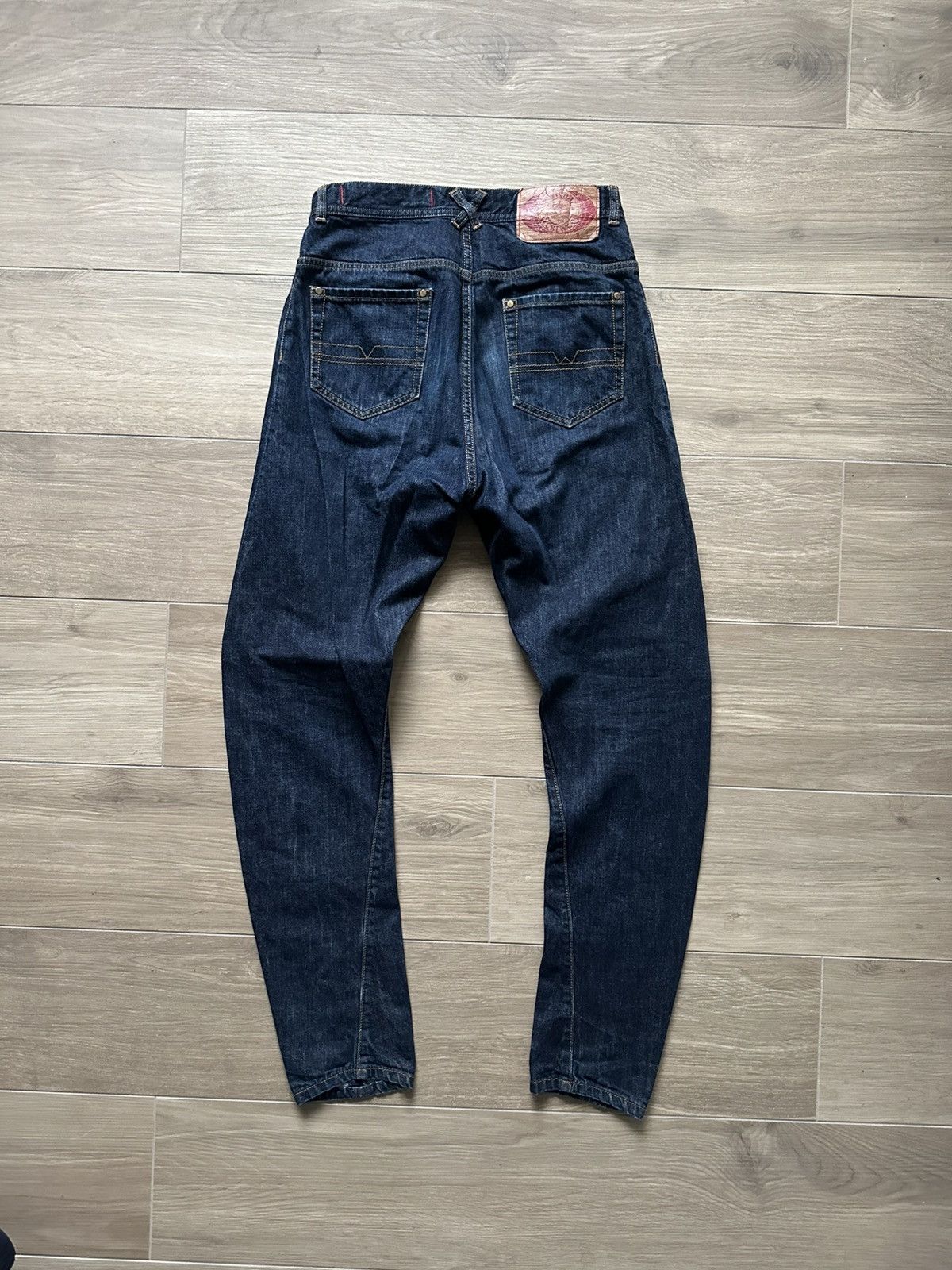 Vivienne Westwood Vivienne Westwood Drop-Crotch Blue Spiral Denim Size US 32 / EU 48 - 2 Thumbnail