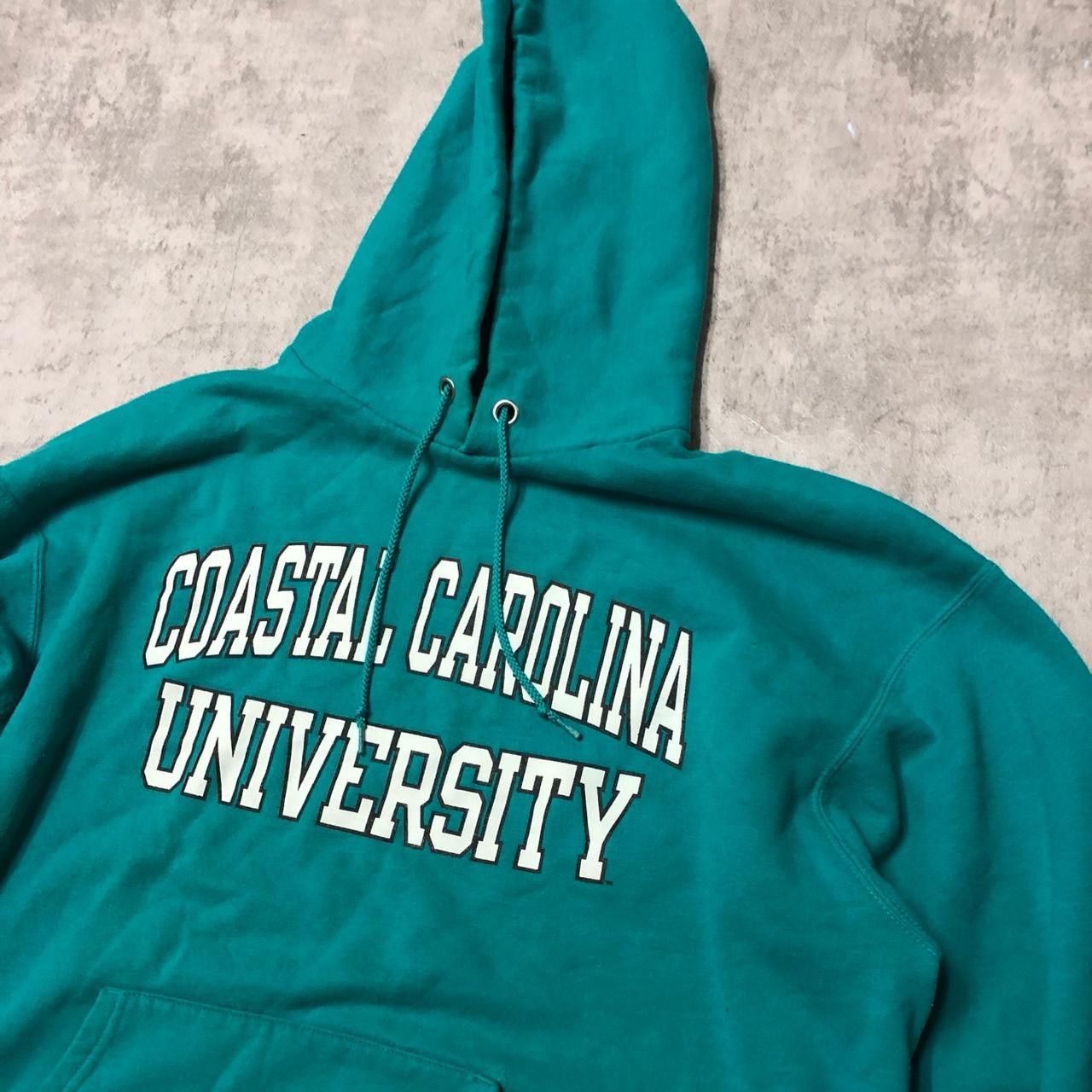 Champion Coastal Carolina University hoodie in green and white Size US XL / EU 56 / 4 - 2 Thumbnail