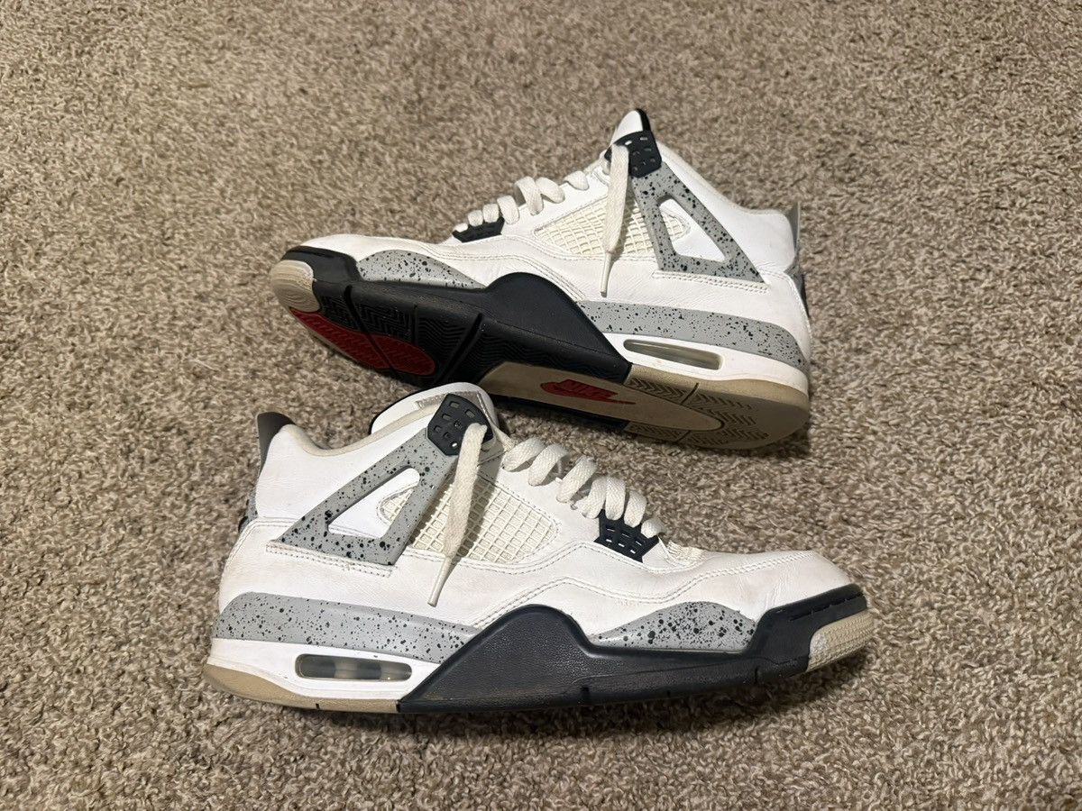 Jordan Brand Air Jordan Retro White Cement 4 10.5 Size US 10.5 / EU 43-44 - 1 Thumbnail
