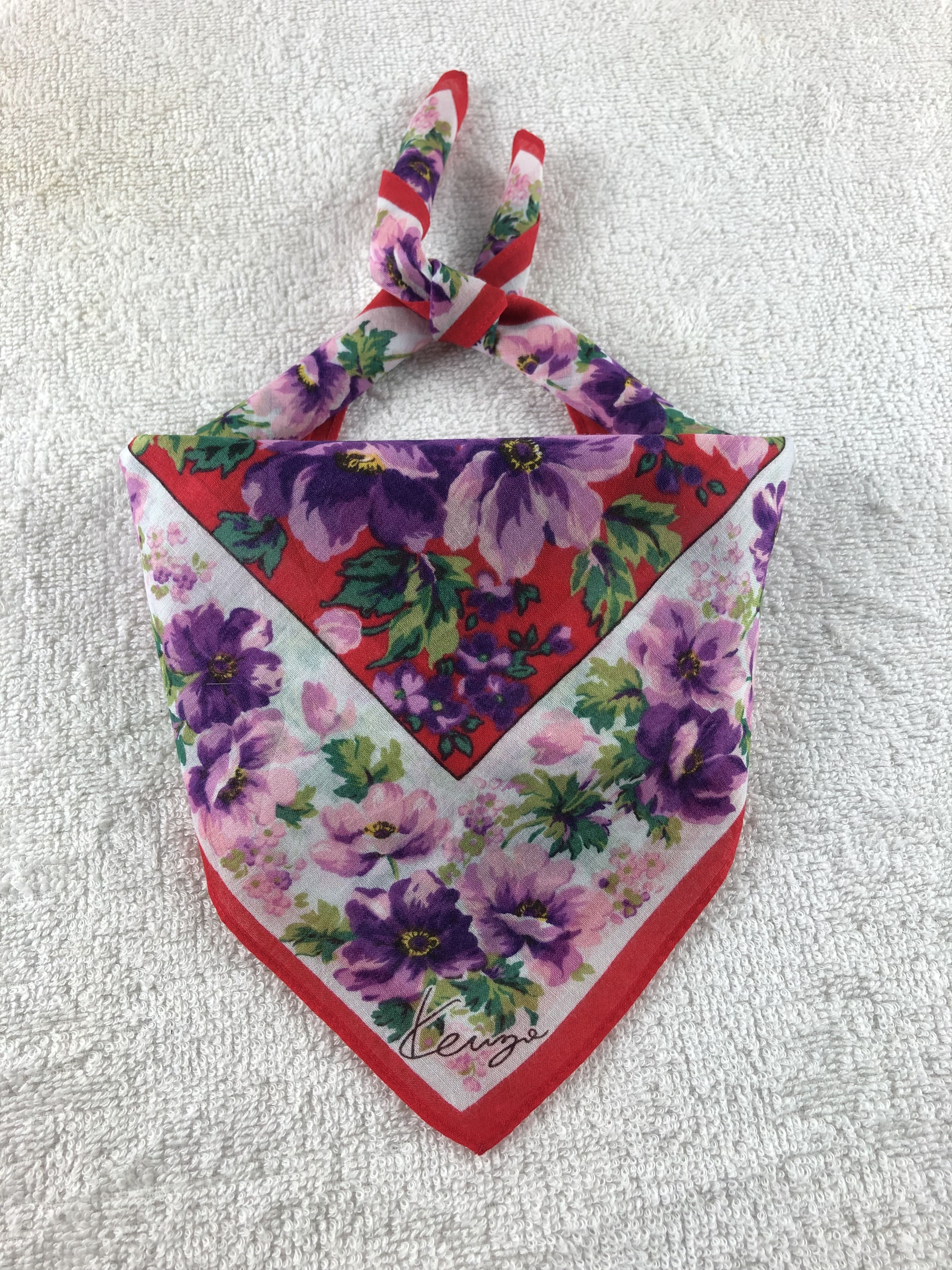 Kenzo × Vintage Kenzo Handkerchief / Bandana / Neckerchief Size ONE SIZE - 1 Thumbnail