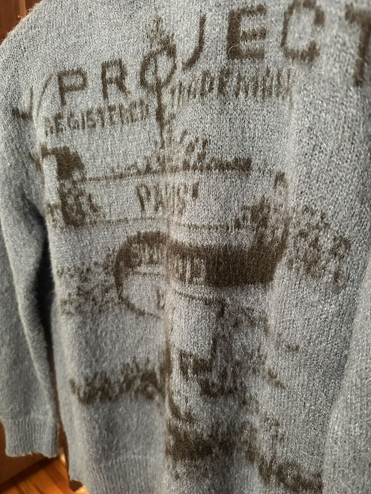 Y/Project Paris Best Mohair Jacquard Sweater Size US S / EU 44-46 / 1 - 4 Thumbnail