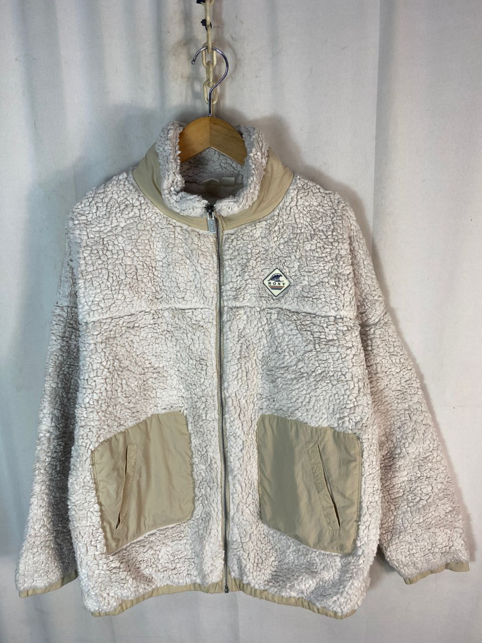 Other Unisex🔥roxy deep pile fleece zipper jacket Size US M / EU 48-50 / 2 - 1 Thumbnail