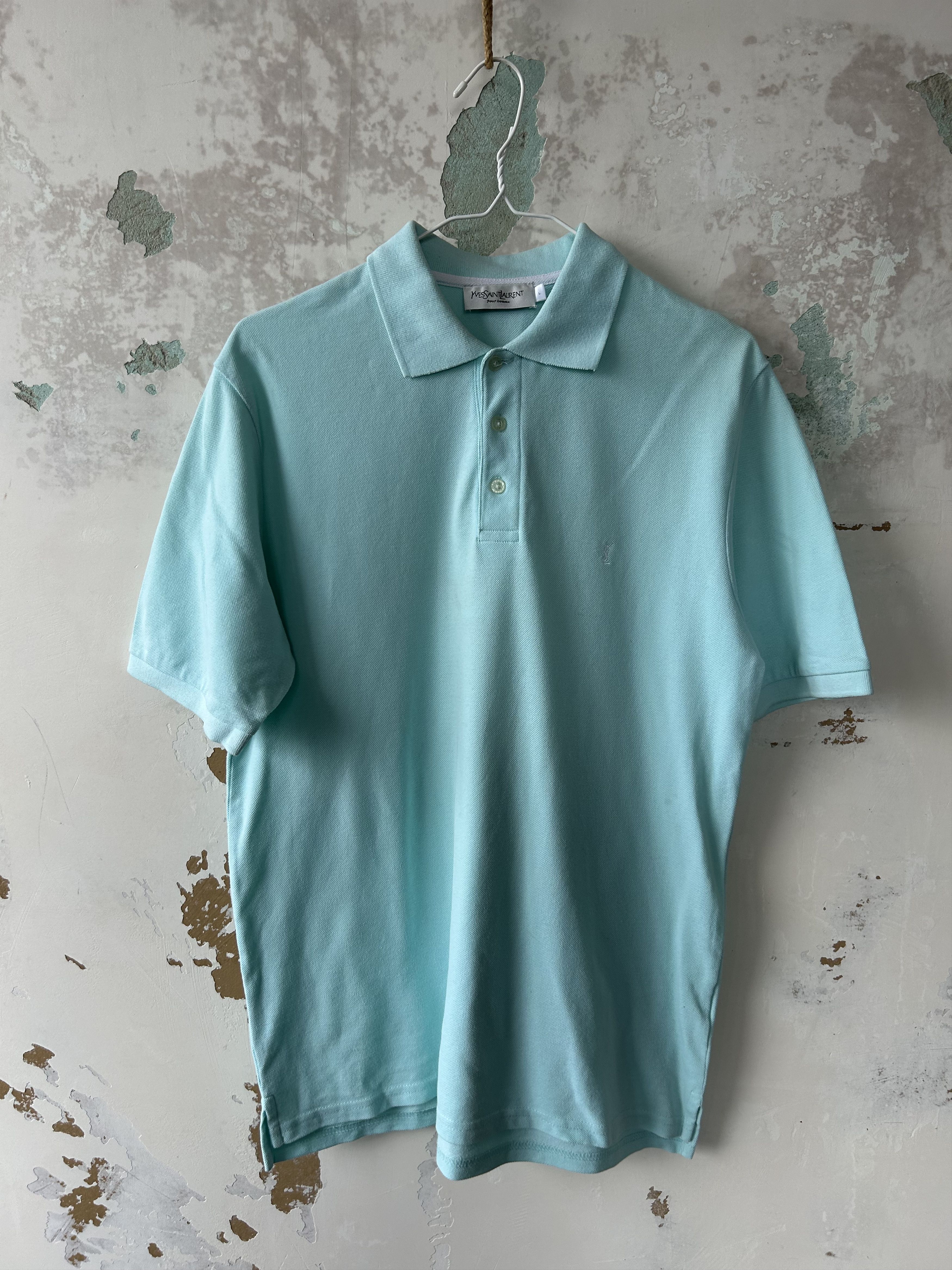 Yves Saint Laurent Vintage Yves Saint Laurent YSL Polo Shirt T-Shirt Tee Size US L / EU 52-54 / 3 - 1 Thumbnail