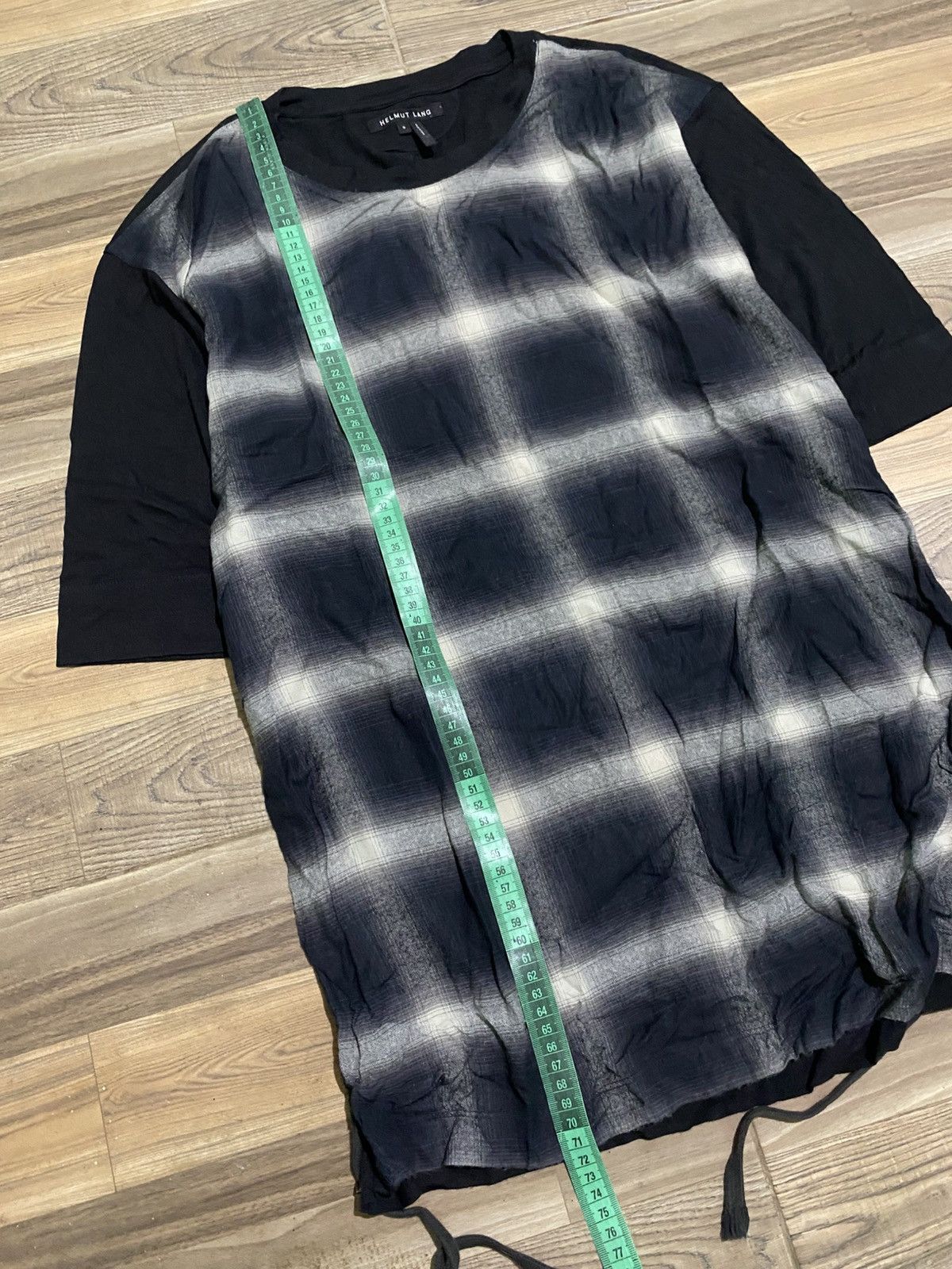Helmut Lang HELMUT LANG DRAWCORD TEE Size US S / EU 44-46 / 1 - 8 Thumbnail