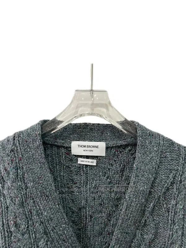 Thom Browne Thom Browne Gray Wool Women's Cardigan . Size S / US 4 / IT 40 - 3 Thumbnail