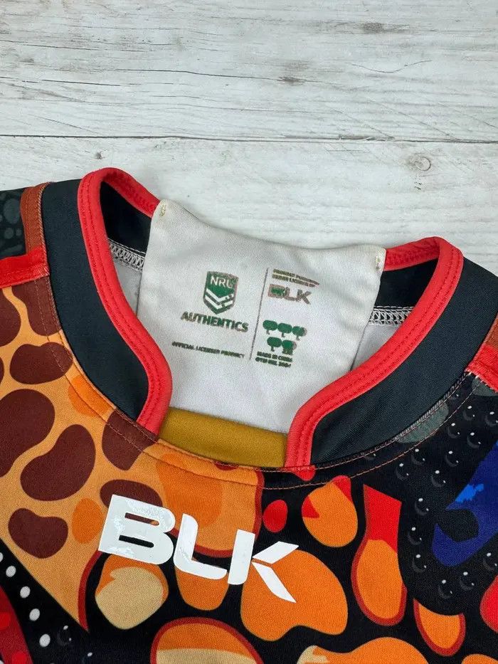 Other BLK NRL HARVEY NORMAN All Stars Rugby Shirt Jersey Size US L / EU 52-54 / 3 - 7 Thumbnail