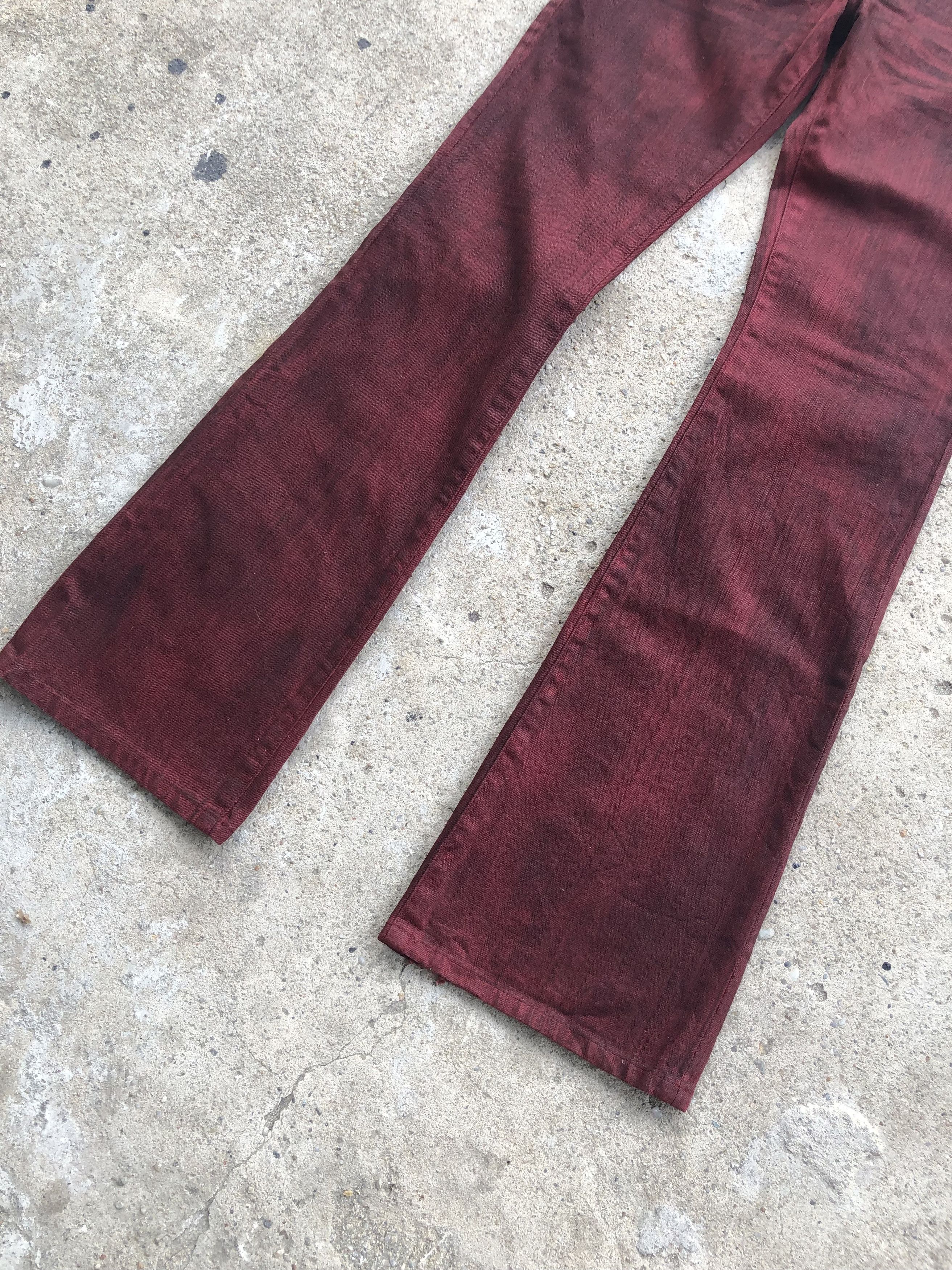GOSTAR DE FUGA × If Six Was Nine × Le Grande Bleu (L.G.B.) Gostar de fuga Red Clawmark flared denim Size US 30 / EU 46 - 5 Thumbnail