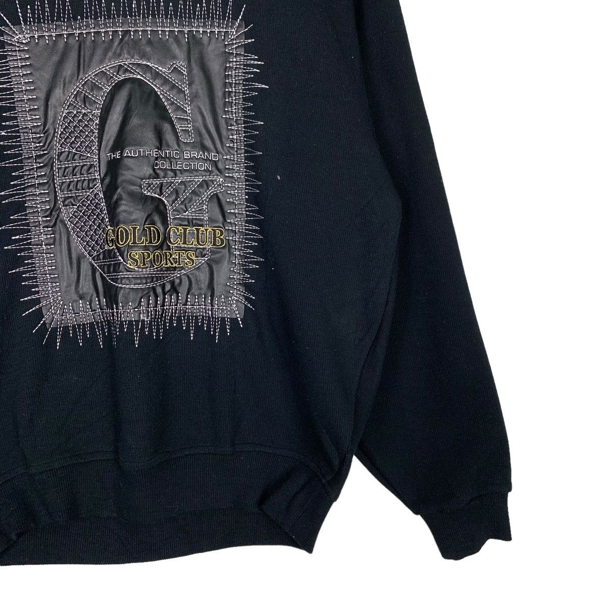 Japanese Brand GOLD CLUB SPORTS Embroidery Big Logo Sweatshirt #0349-C16 Size US M / EU 48-50 / 2 - 5 Thumbnail
