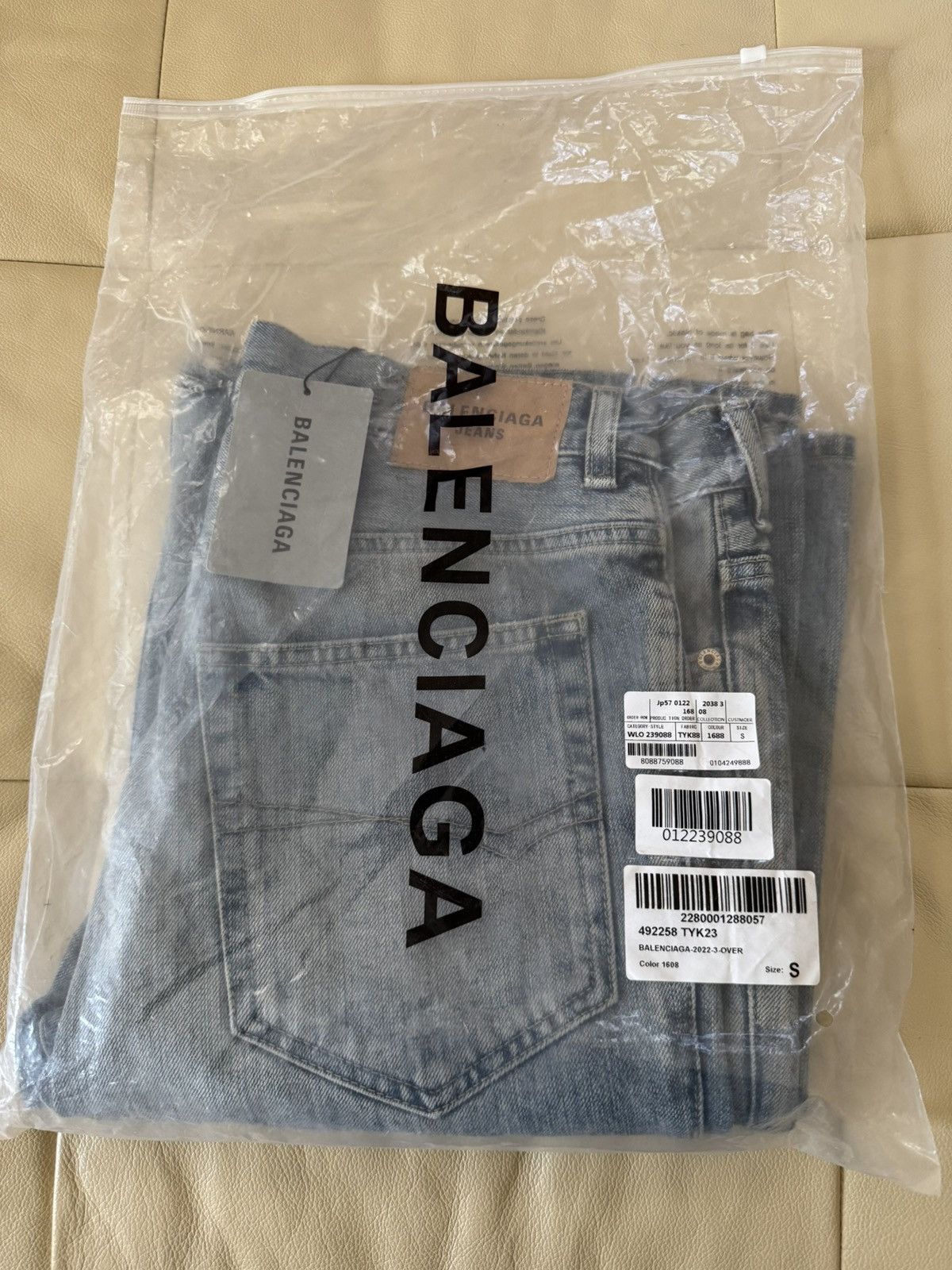Balenciaga Balenciaga Flared Denim Jeans in Outback Blue BNWT S Size US 31 - 7 Thumbnail