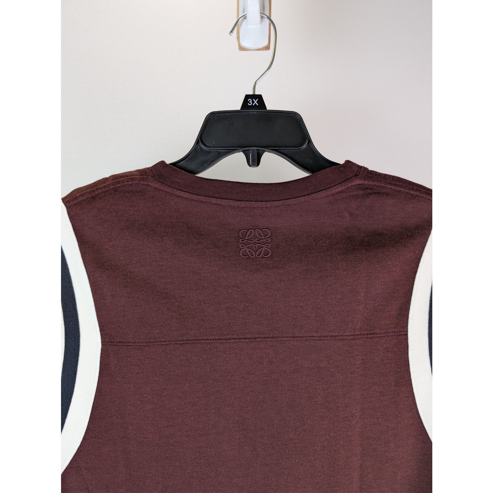 Loewe o1rshd1 '00' number regular-fit T-shirt in burgundy Size US S / EU 44-46 / 1 - 15 Thumbnail