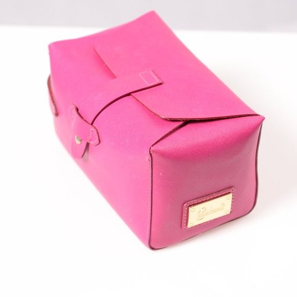 Cavalcanti Italian Satchel Hot Pink