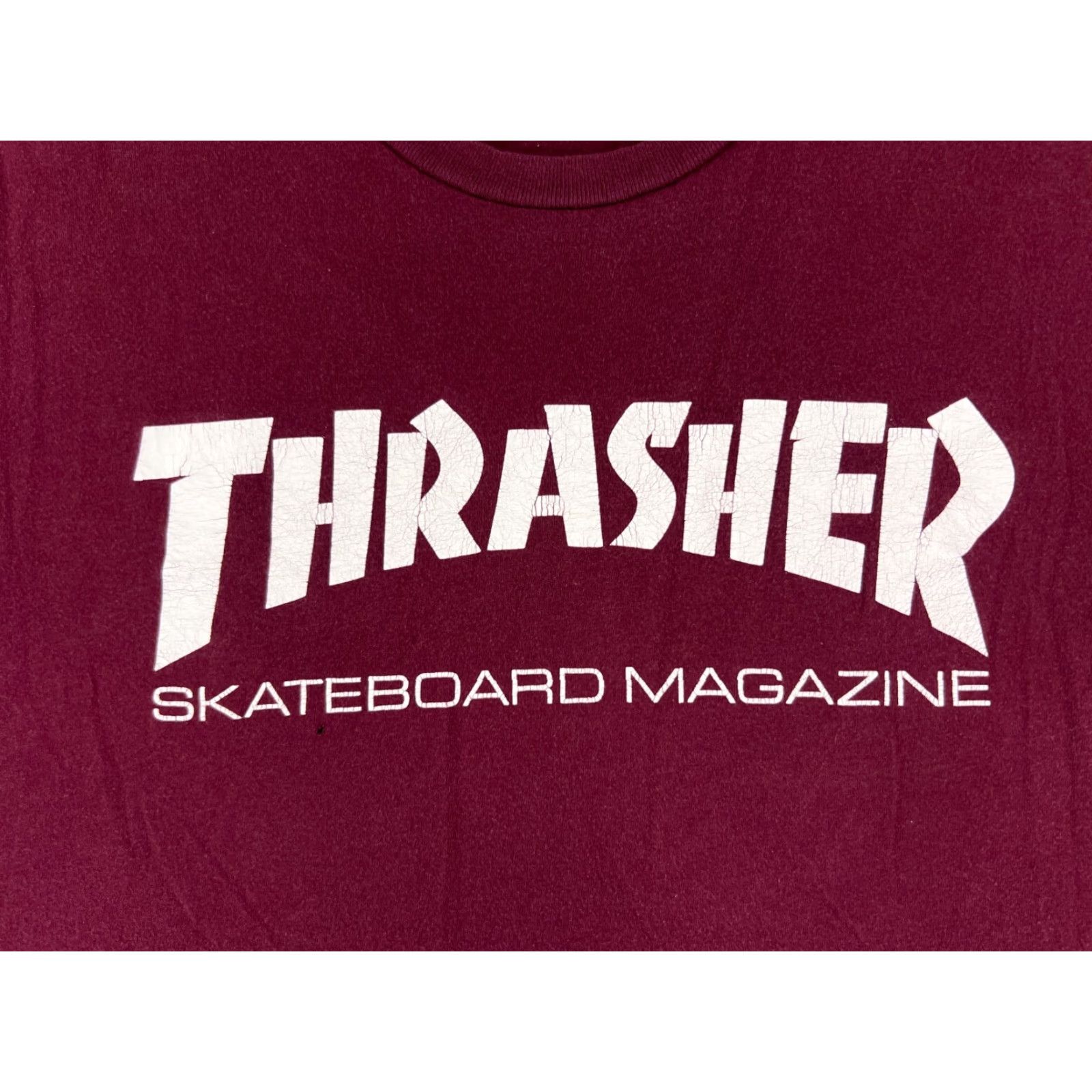 Thrasher Thrasher Shirt Adult Small Red Long Sleeve Crew Neck Skate Skateboard READ Size US S / EU 44-46 / 1 - 6 Thumbnail