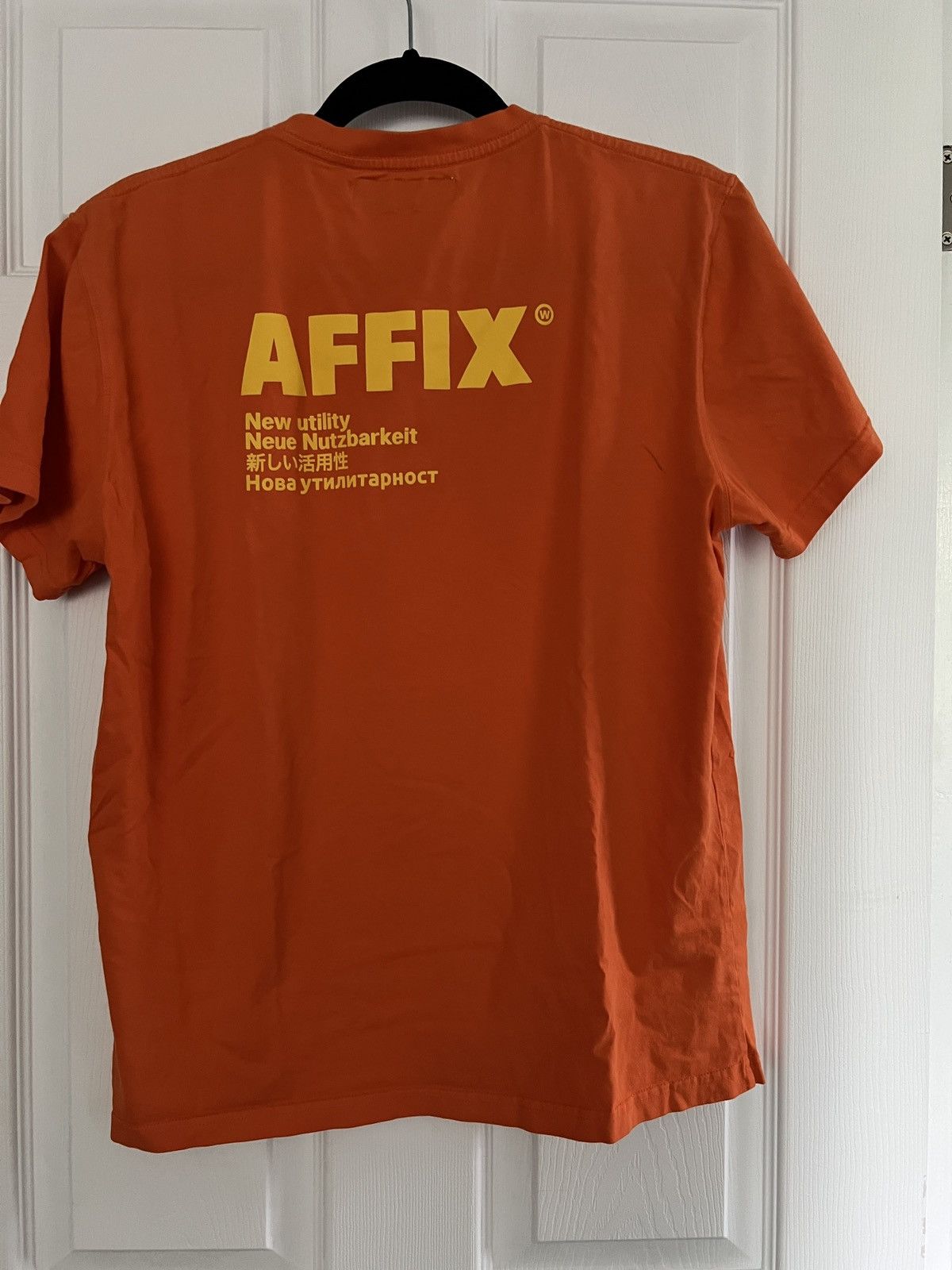 AFFXWRKS AFFXWRKS Orange Logo Standardized T-Shirt Size US L / EU 52-54 / 3 - 4 Thumbnail