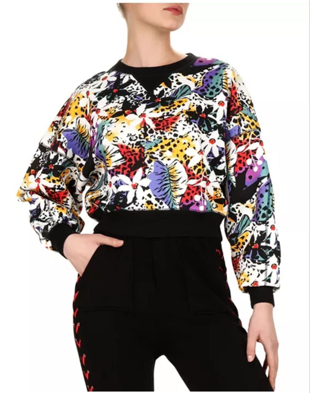 Other The Kooples Honolulu Flower Print Sweatshirt Womens Size 1 Size XS / US 0-2 / IT 36-38 - 2 Thumbnail