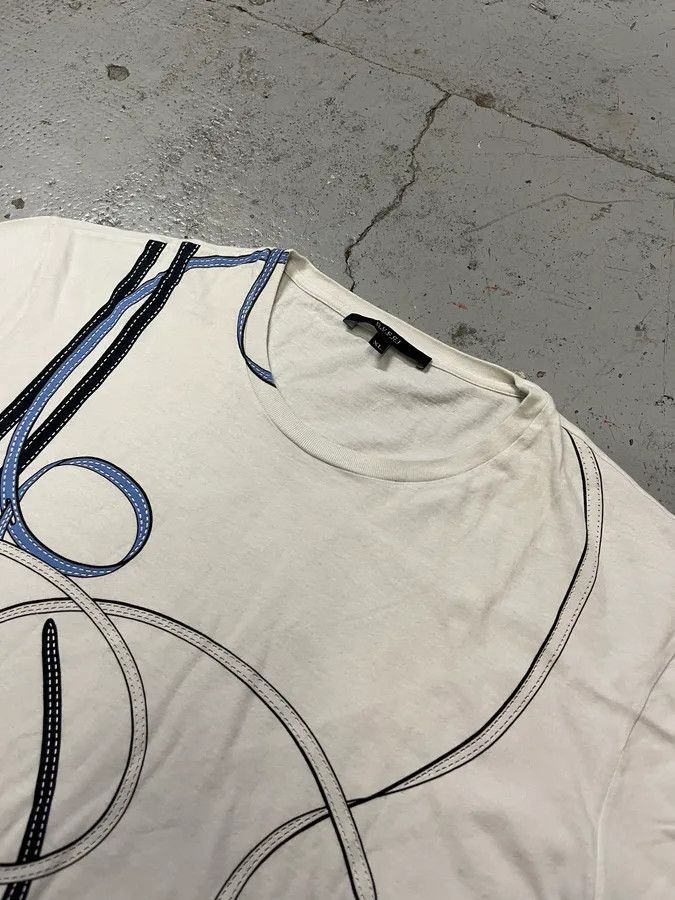 Gucci 2010s Gucci Harness Effect White T-Shirt Size US M / EU 48-50 / 2 - 4 Thumbnail