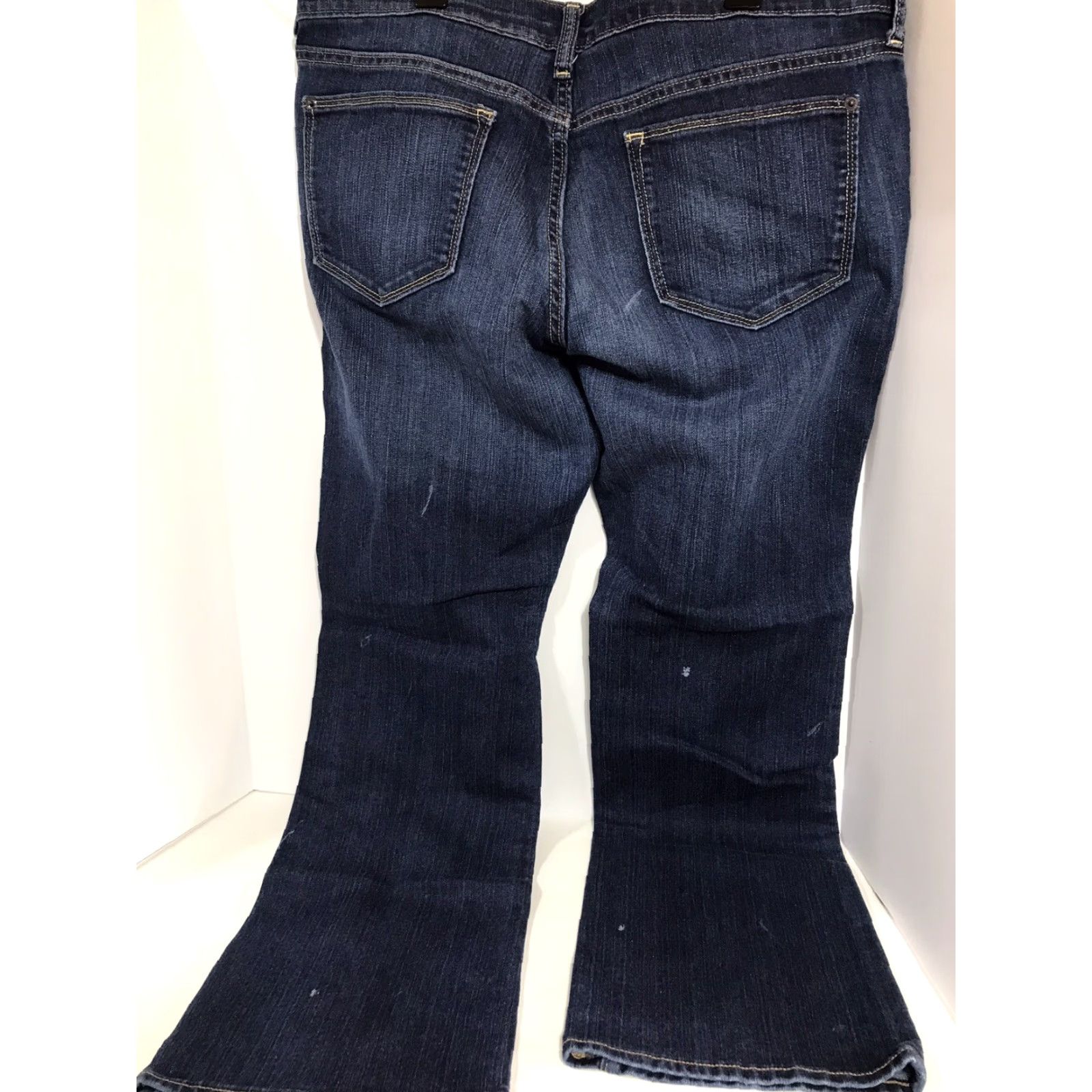 Old Navy Old Navy Women’s Mid-Rise Bootcut Stretch Denim Jeans Size 14 Short Dark Wash Size 36" / US 14 / IT 50 - 2 Thumbnail