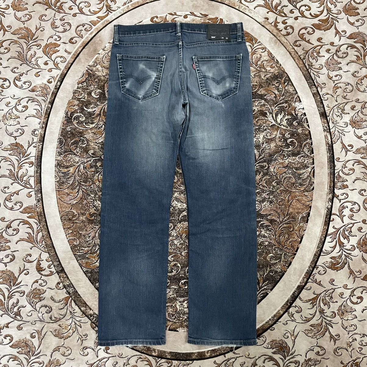 Levi's Vintage Clothing 🔥Vintage Levis 504 Stoned Washed Ripped Distress Denim Jeans Size US 34 / EU 50 - 4 Thumbnail