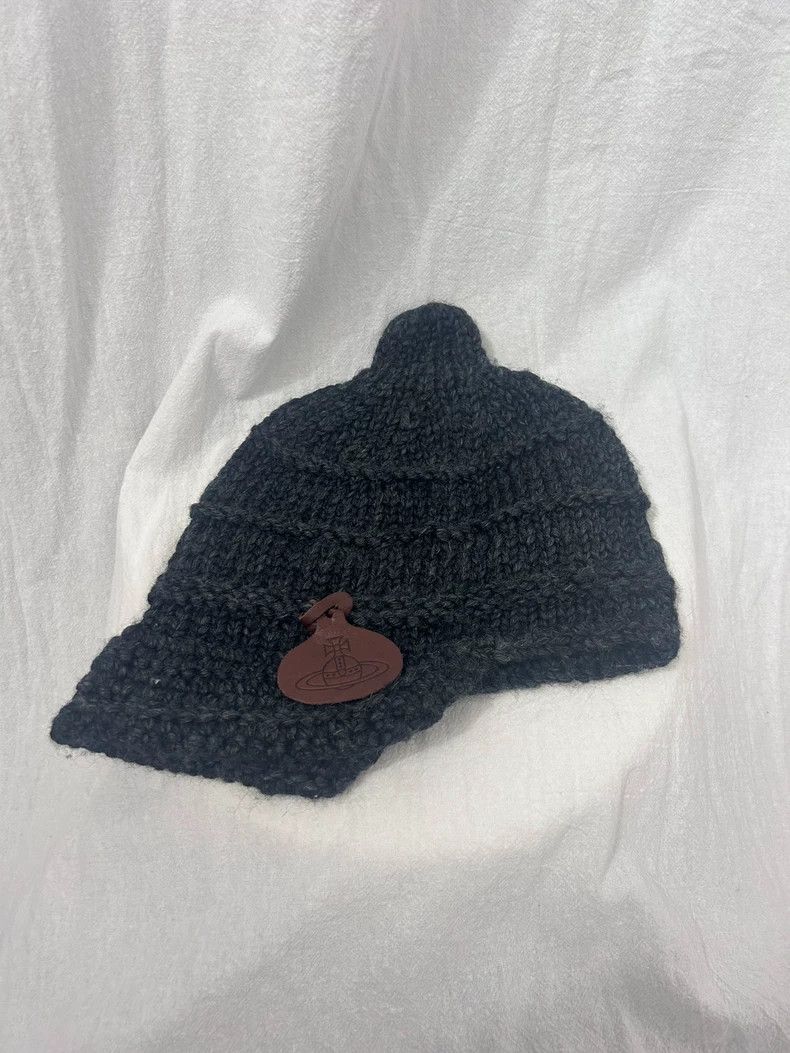 Vivienne Westwood Vivienne Westwood Dark grey knit cap Size ONE SIZE - 2 Thumbnail