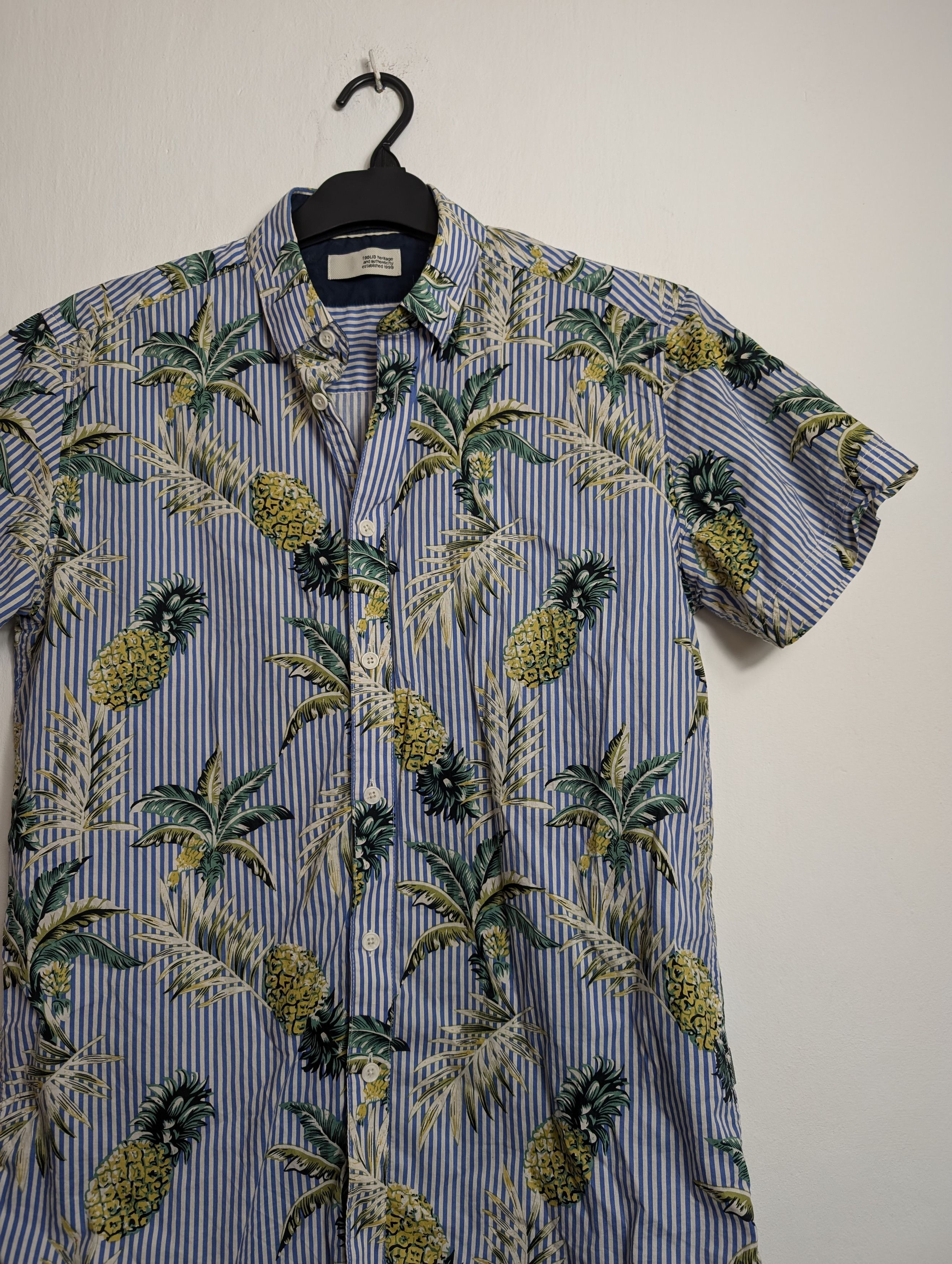 Vintage Vintage Y2K Hawaiian Shirt - Summer Floral Palm Tree Print Size US S / EU 44-46 / 1 - 2 Thumbnail