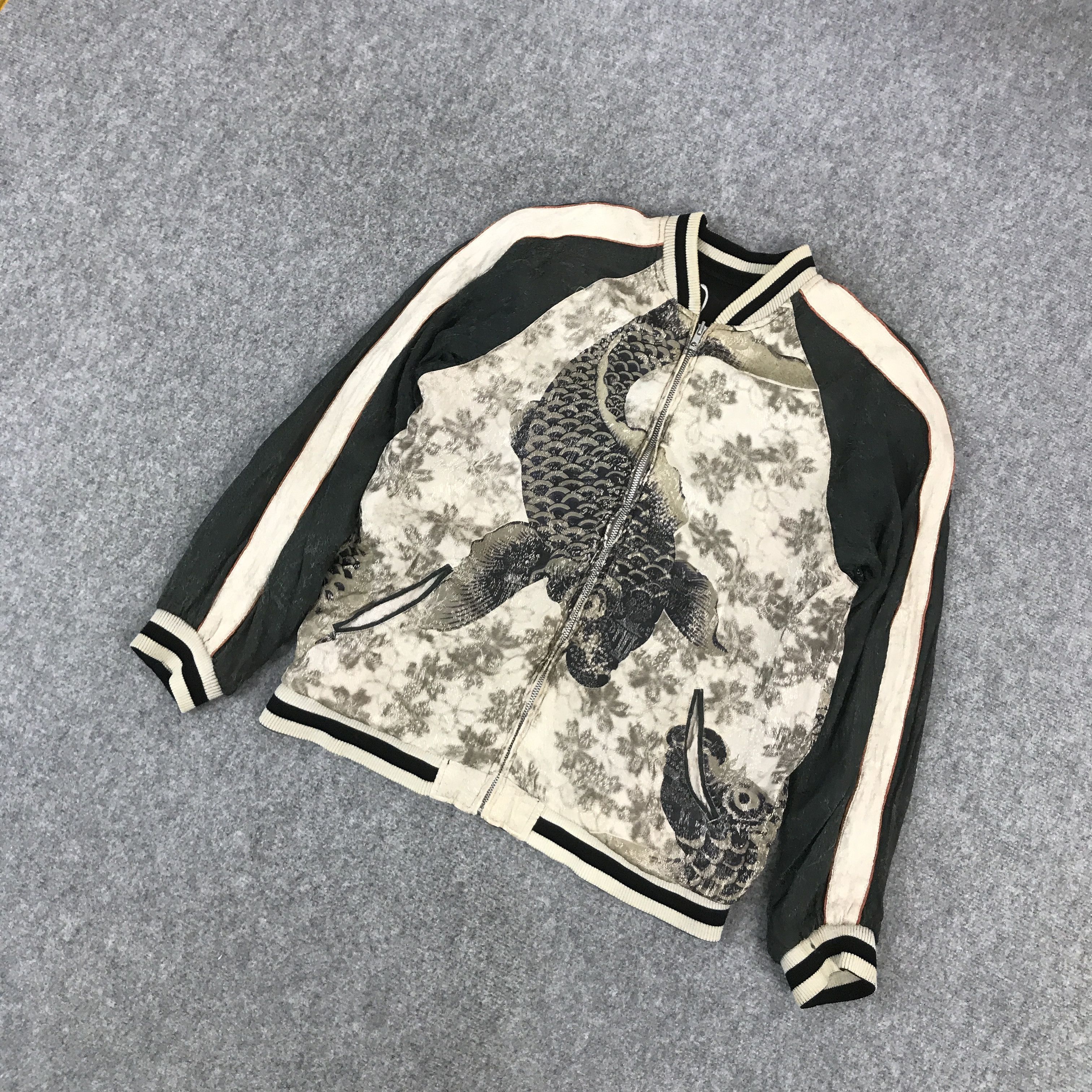 Designer × Japanese Brand JAPANESE BRAND SUKAJAN FISH KOI DESIGN JACKET Size US L / EU 52-54 / 3 - 5 Thumbnail