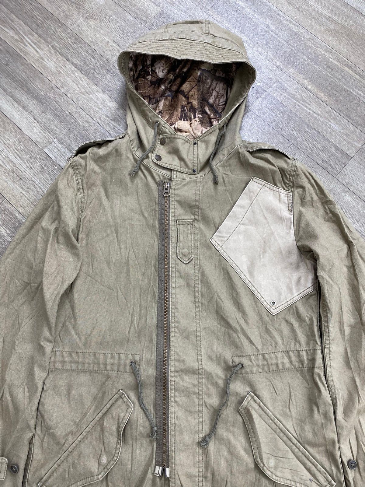 Tete Homme 🇯🇵Vintage Tete Homme Military Trench Coat Jacket Size US L / EU 52-54 / 3 - 2 Thumbnail