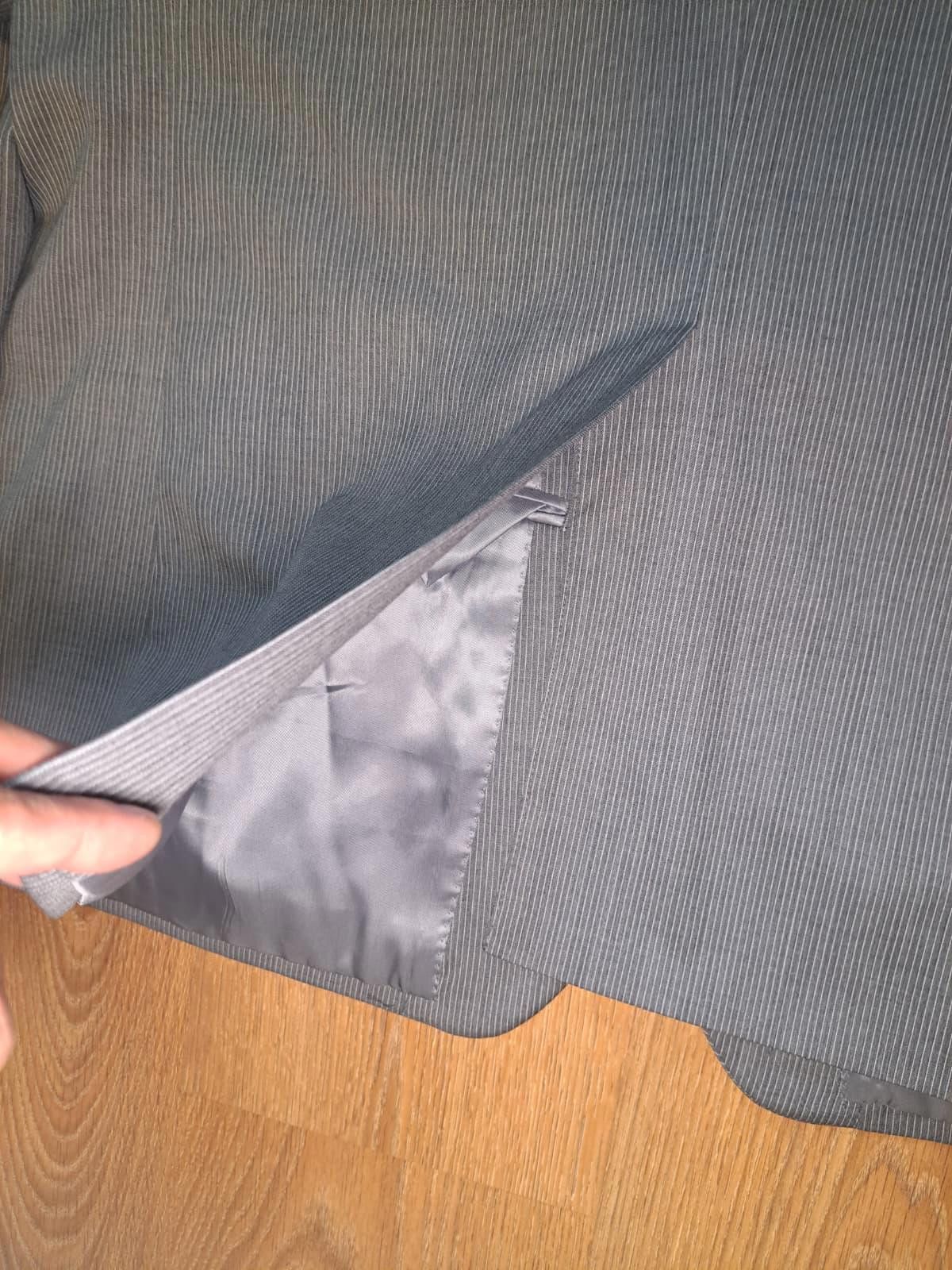 Polo Ralph Lauren Ralph Lauren 3 Piece Suit Mens 46S 38x26 Gray Striped Wool Size 46S - 8 Thumbnail