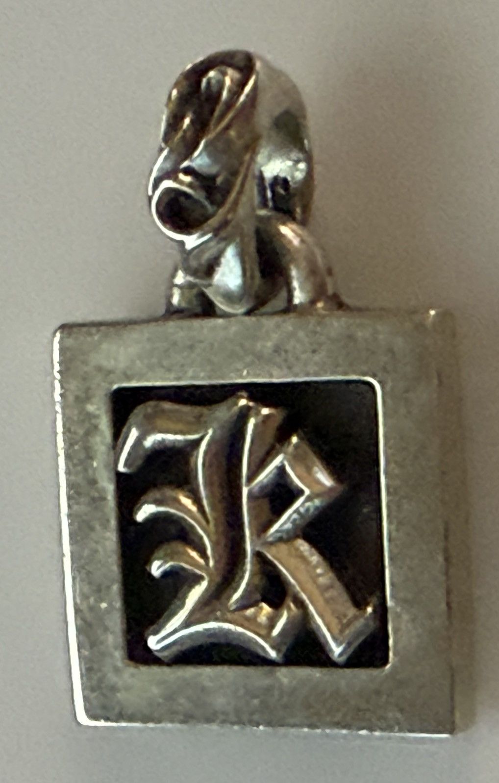 Chrome Hearts Chrome Hearts Frame Letter "K" Silver Pendant Size ONE SIZE - 6 Thumbnail