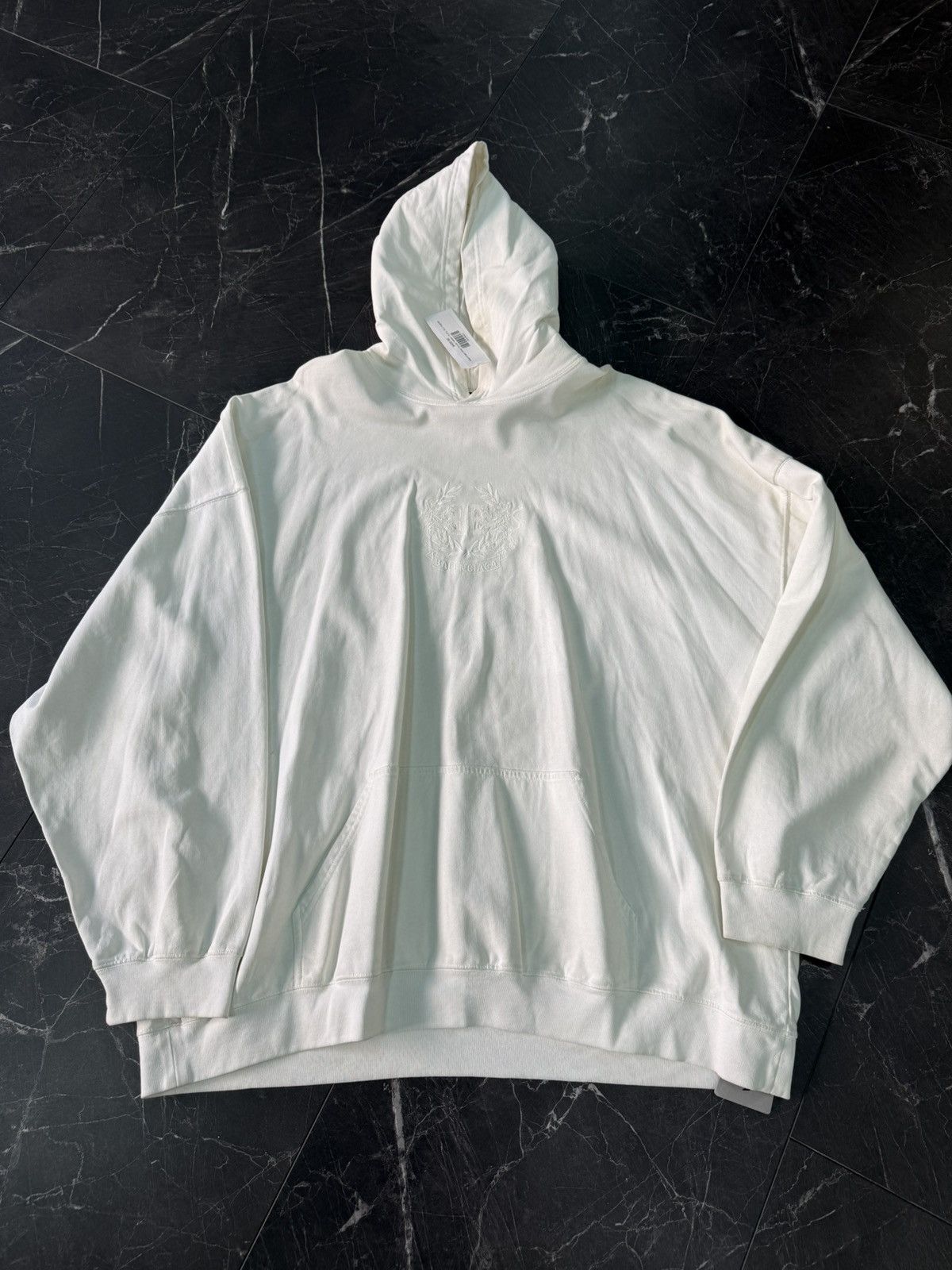 Balenciaga Glow In The Dark Hoodie “White”
