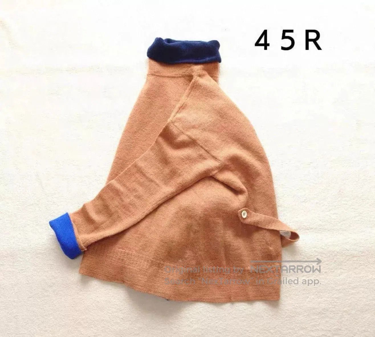 45rpm Brown Wool Cashmere Turtleneck Sweater. Size XS / US 0-2 / IT 36-38 - 9 Thumbnail