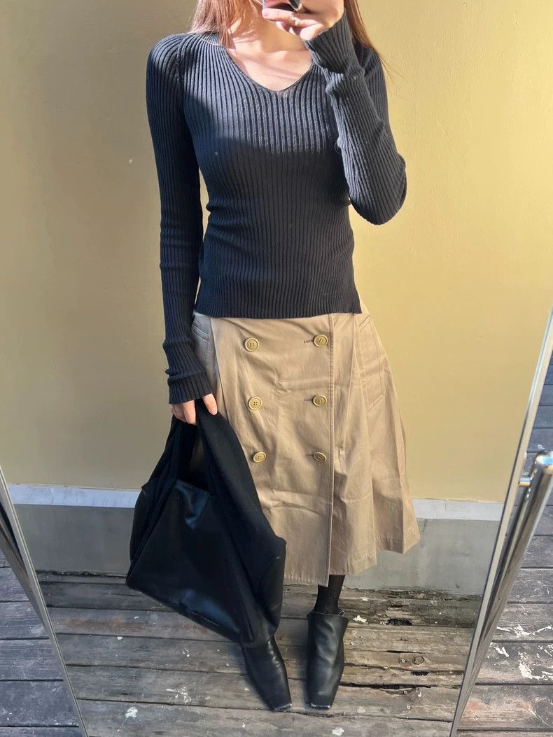 Maison Margiela Maison Margiela Super backless, thin knit sweater Size XS / US 0-2 / IT 36-38 - 2 Thumbnail