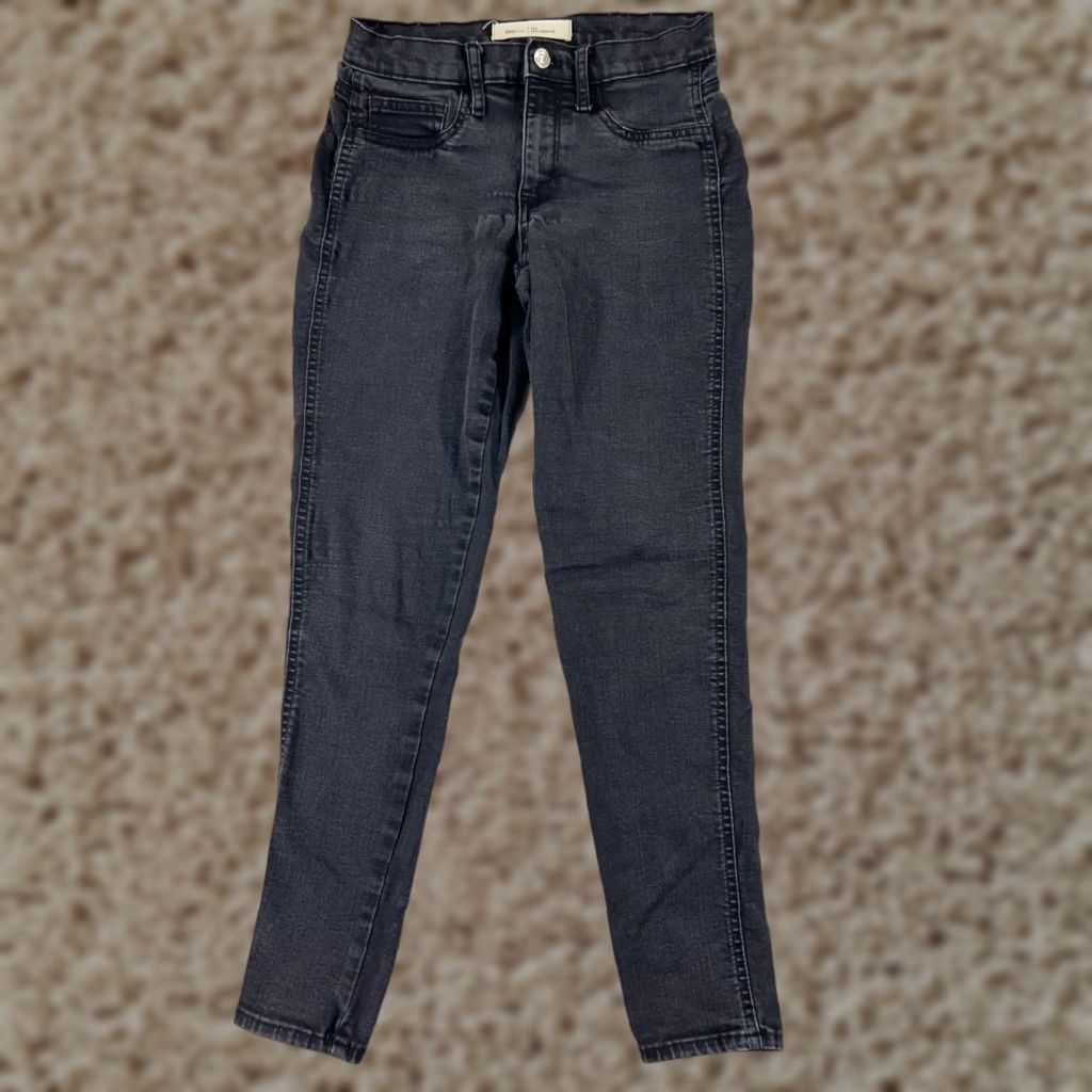 Gap GAP Jeans Women 6 Black Denim Jegging Stretch Mid 25x27 Classic 5-Pocket City 1969 Womens Jeans Size 28" / US 6 / IT 42 - 1 Thumbnail