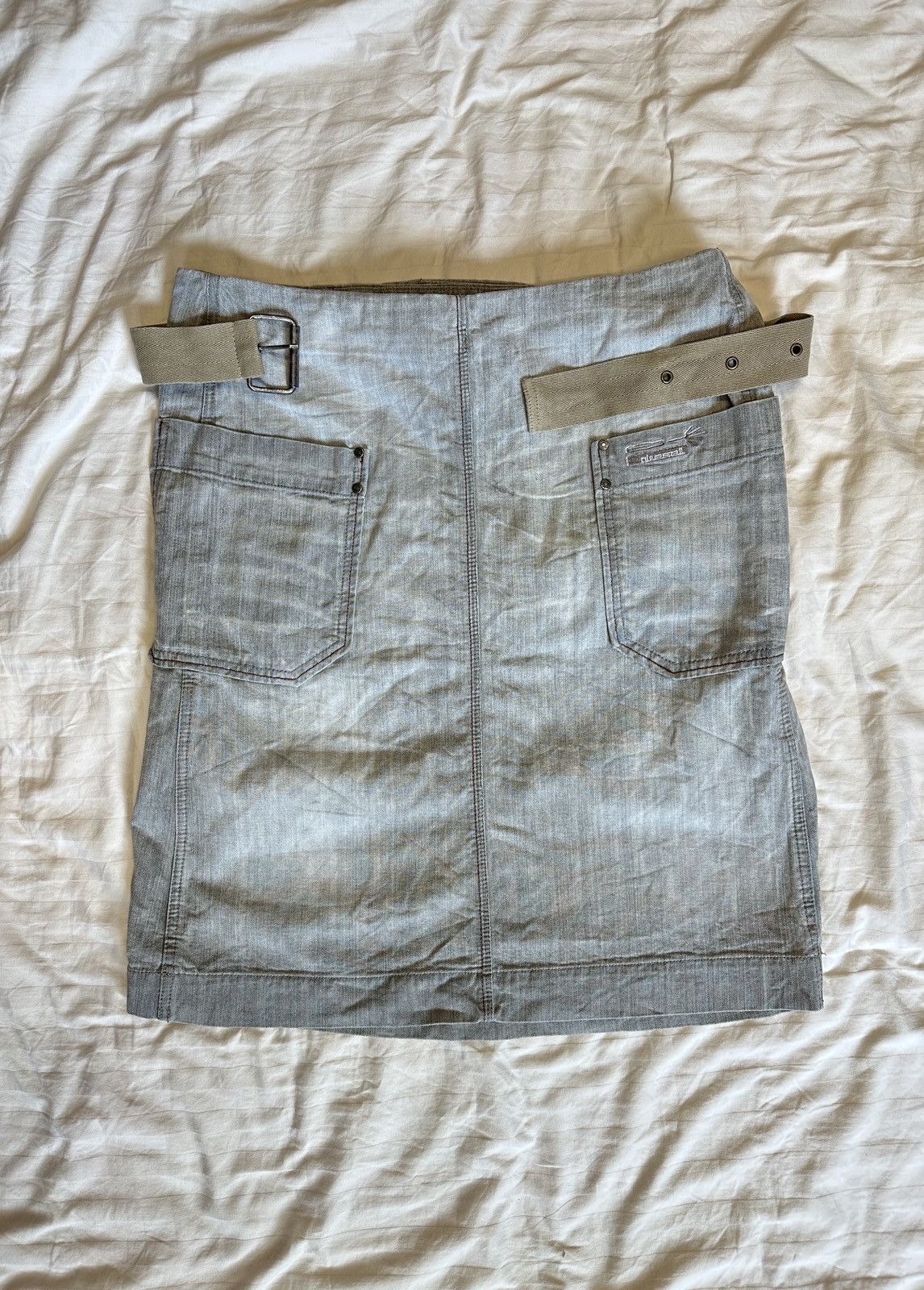 Diesel Diesel Skirt Vintage Y2K Belted Denim Knee-Length Size 32" / US 10 / IT 46 - 1 Thumbnail