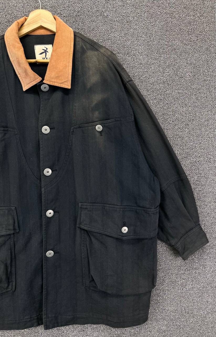 Hai Sporting Gear × Issey Miyake Vintage Issey Miyake Hai Sporting Gear Trashed Chore Jacket Size US XL / EU 56 / 4 - 4 Thumbnail