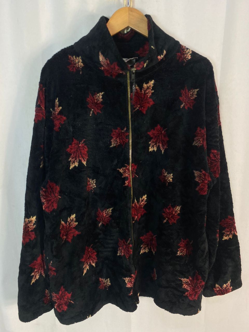 Vintage Vintage fullprint fleece zipper jacket made in Canada Size US L / EU 52-54 / 3 - 2 Thumbnail
