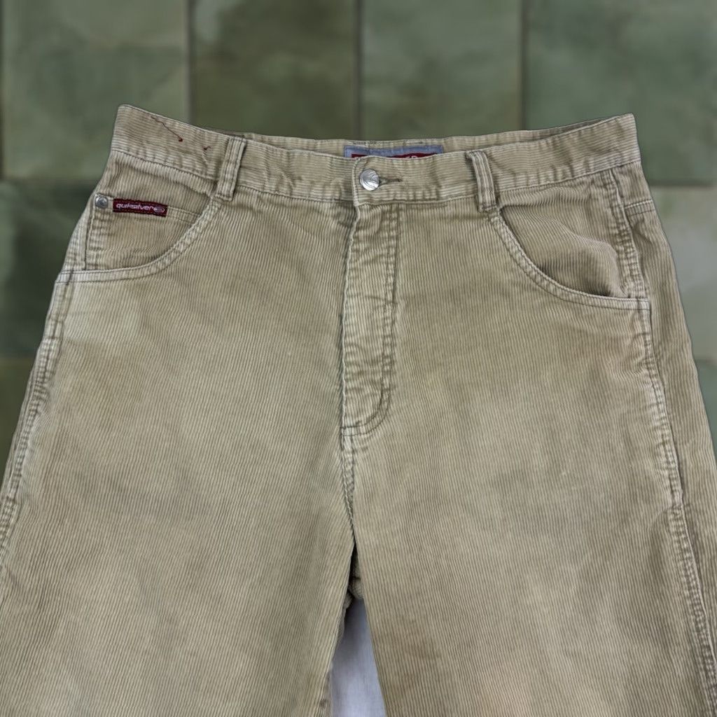 Quiksilver VINTAGE Quiksilver Corduroy Pants Adult 34x32 Khaki Relaxed Hipster Faded Surf Beige Men Regular 34 Corduroy Pants Hipster Surf Quiksilver Men Size US 34 / EU 50 - 1 Thumbnail