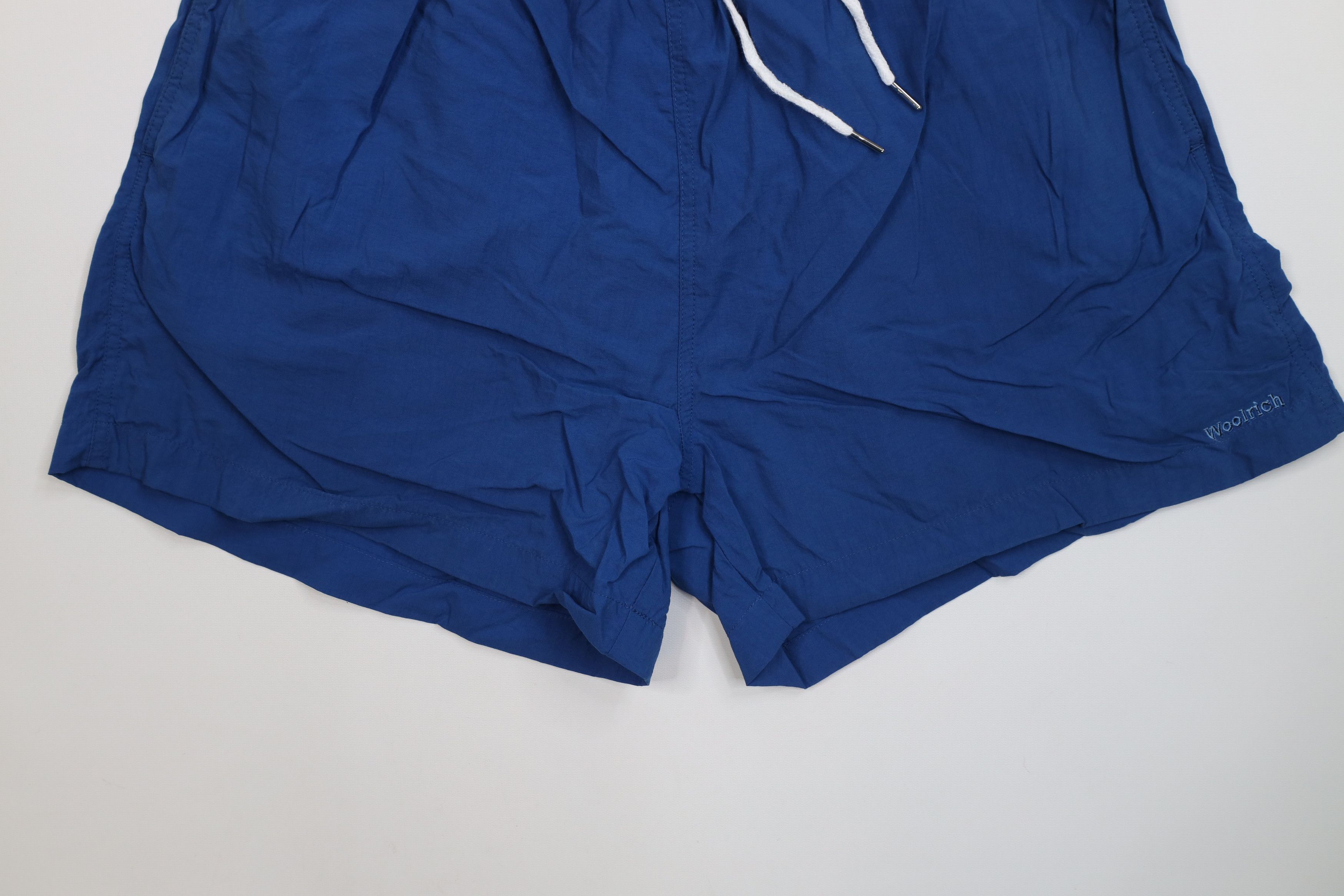 Woolrich Woolen Mills Vintage 90s Woolrich Lined Above Knee Shorts Trunks Blue Size US 34 / EU 50 - 4 Thumbnail