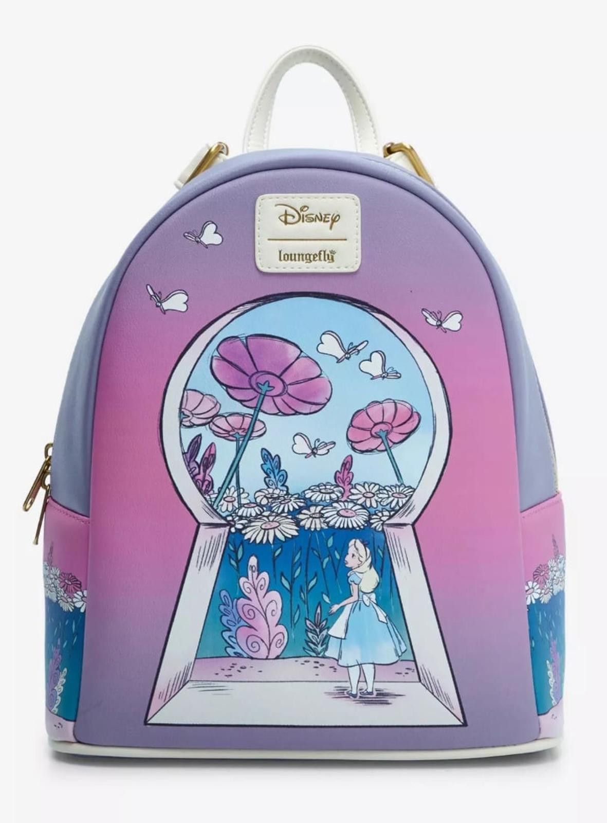 Loungefly Disney Alice In Wonderland Keyhole Mini Backpack