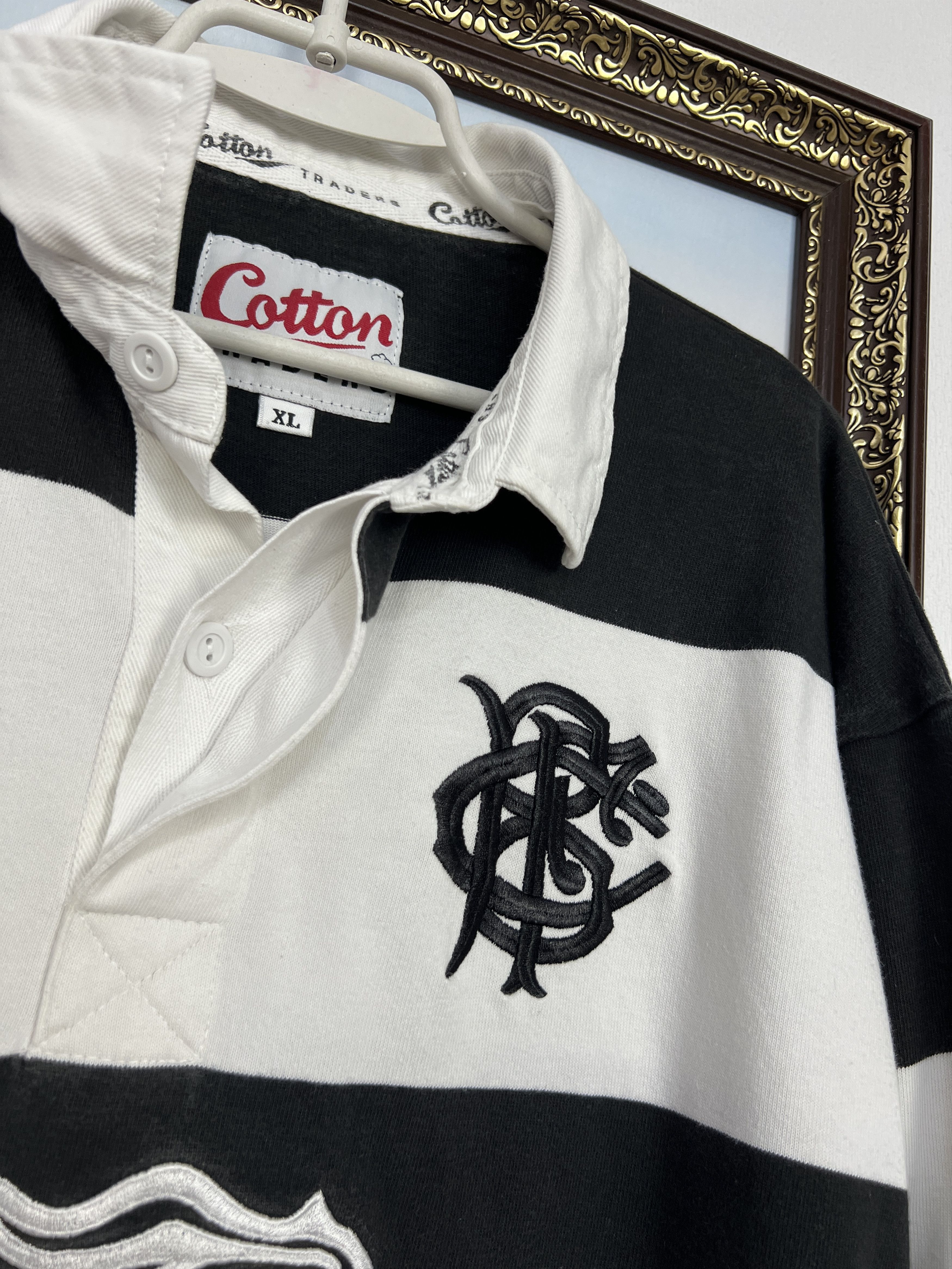 Cotton Traders Vintage Cotton Traders Barbarians Rugby Jersey Long Sleeve Size US XL / EU 56 / 4 - 4 Thumbnail