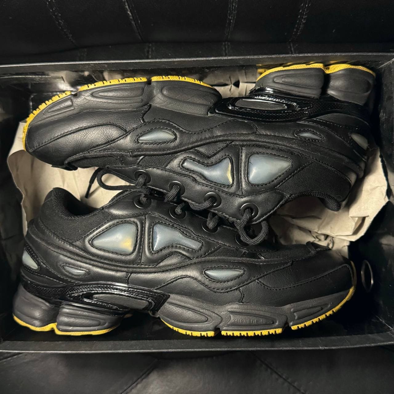 Adidas × Raf Simons sneakers Adidas Raf Simons Ozweego Black corn Size US 8 / EU 41 - 8 Thumbnail