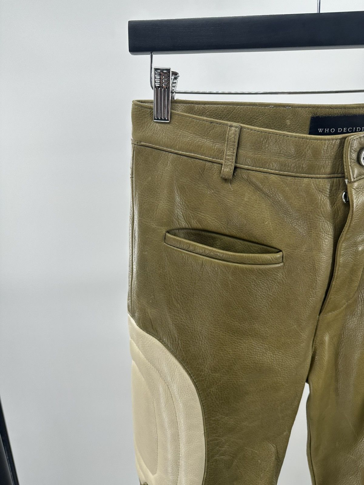 Who Decides War Who decides wore leather biker pants Size US 30 / EU 46 - 7 Thumbnail