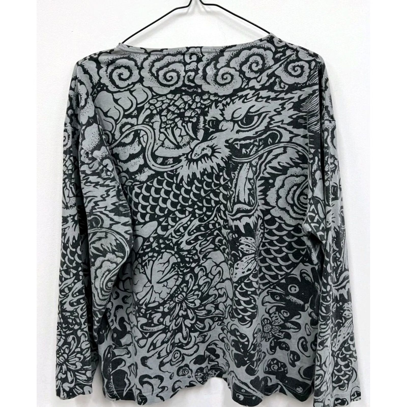 Vintage VINTAGE Gado Gado Vienna Tribal Sweatshirt Long Sleeve M Mens Gray Crew Neck Cotton Logo Pullover 90s Theme Tribal Size US M / EU 48-50 / 2 - 4 Thumbnail