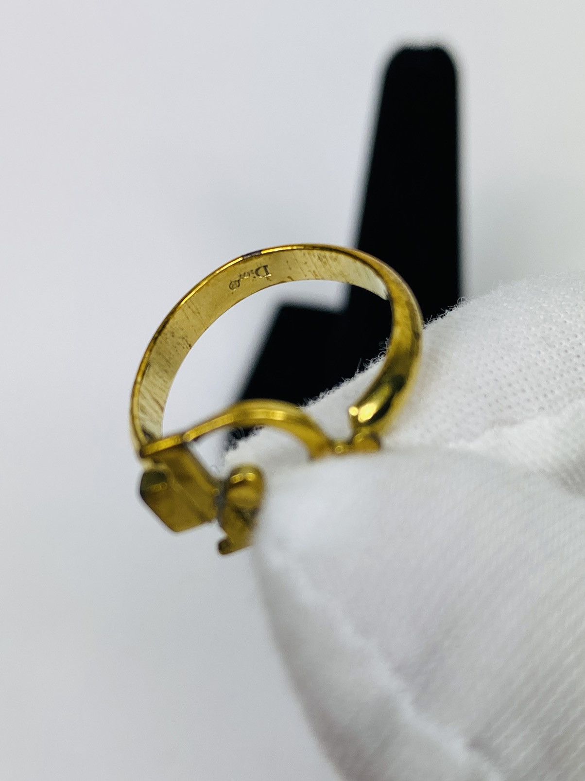 Dior Dior Logo Ring One Size Size ONE SIZE - 3 Thumbnail