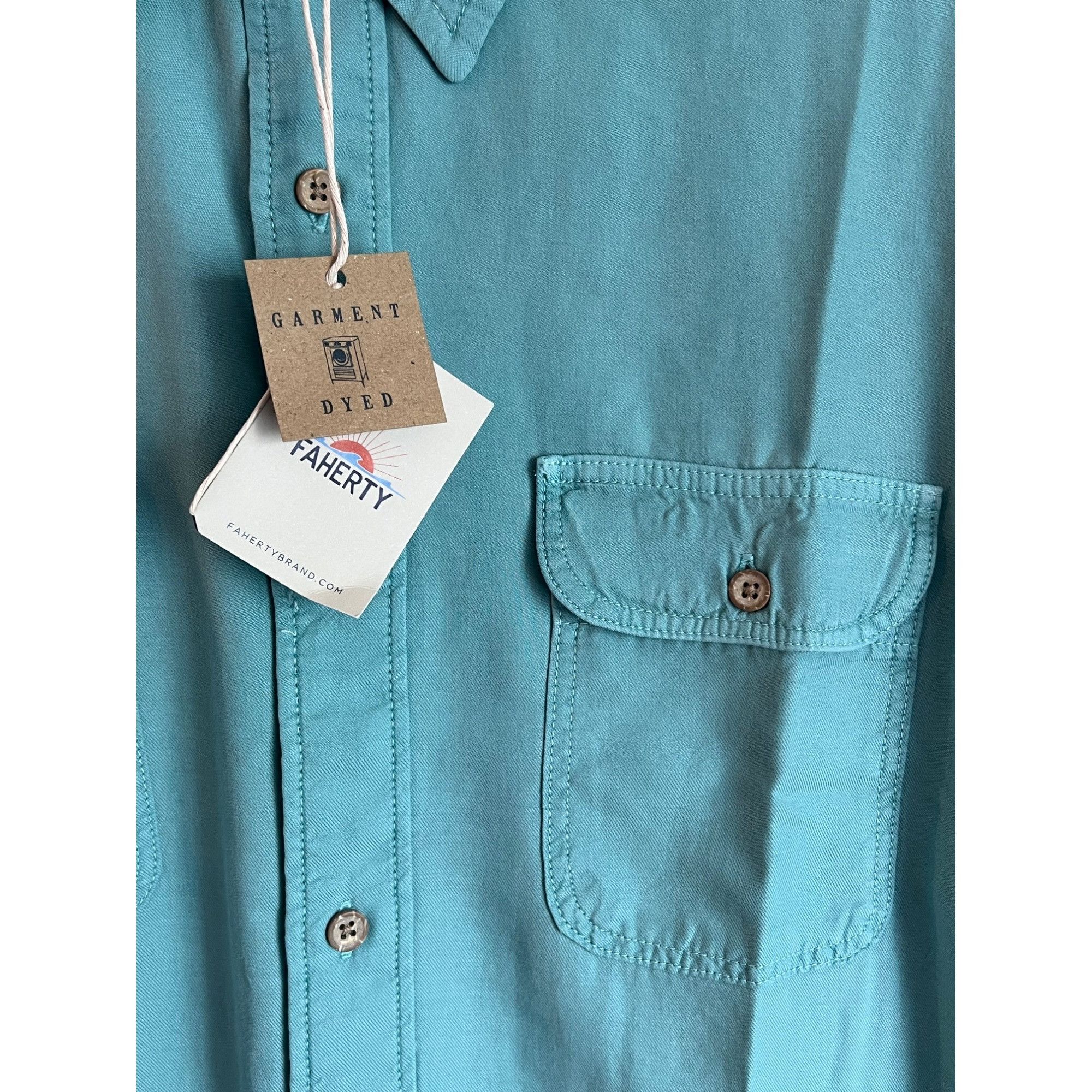Faherty Faherty Island Life Button Up Shirt - NWT Size XXL Size US XXL / EU 58 / 5 - 4 Thumbnail