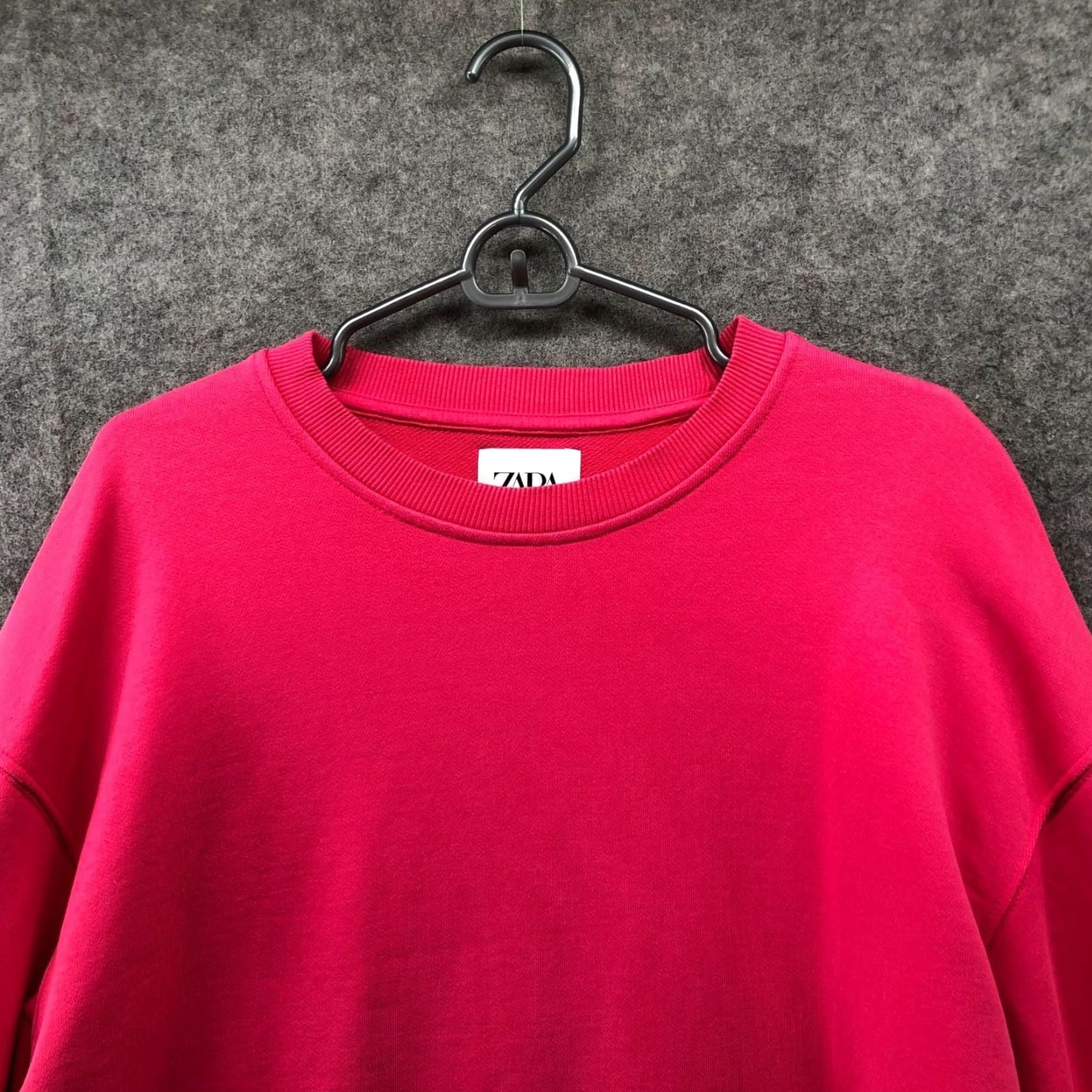 Zara Zara Oversized Sweatshirt Womens M Pink Crewneck Pullover Sport Sweatshirt Size M / US 6-8 / IT 42-44 - 3 Thumbnail